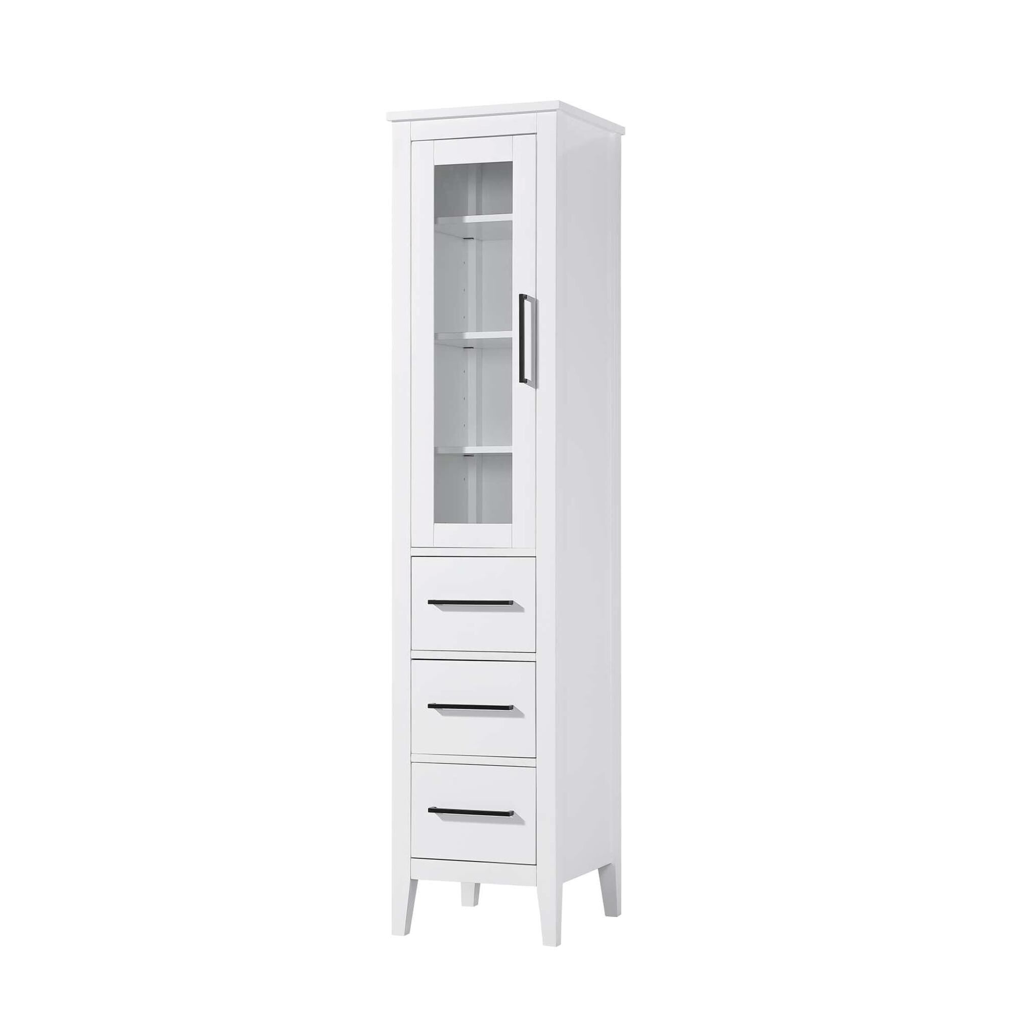 Shown in White finish