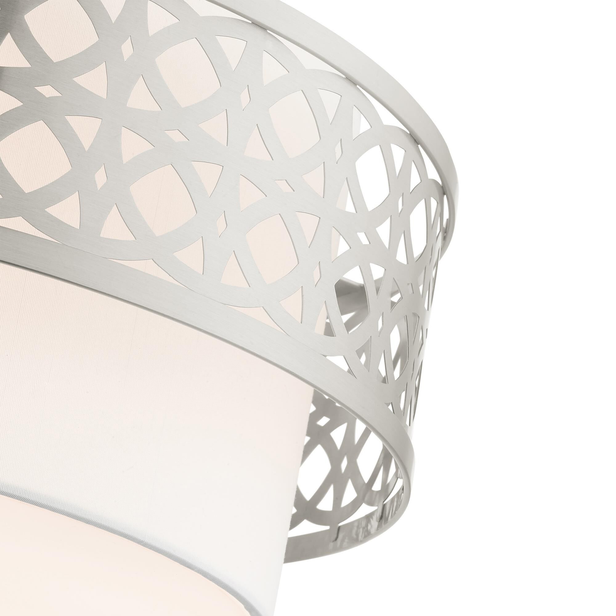 Calinda 3 Light Semi Flush Mount by Livex Lighting