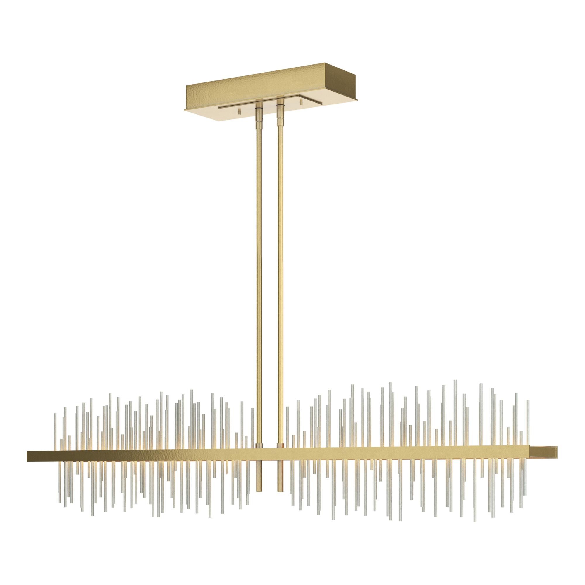 Shown in Modern Brass finish and Vintage Platinum accent
