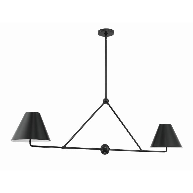 Xavier 54 Inch Linear Chandelier by Crystorama