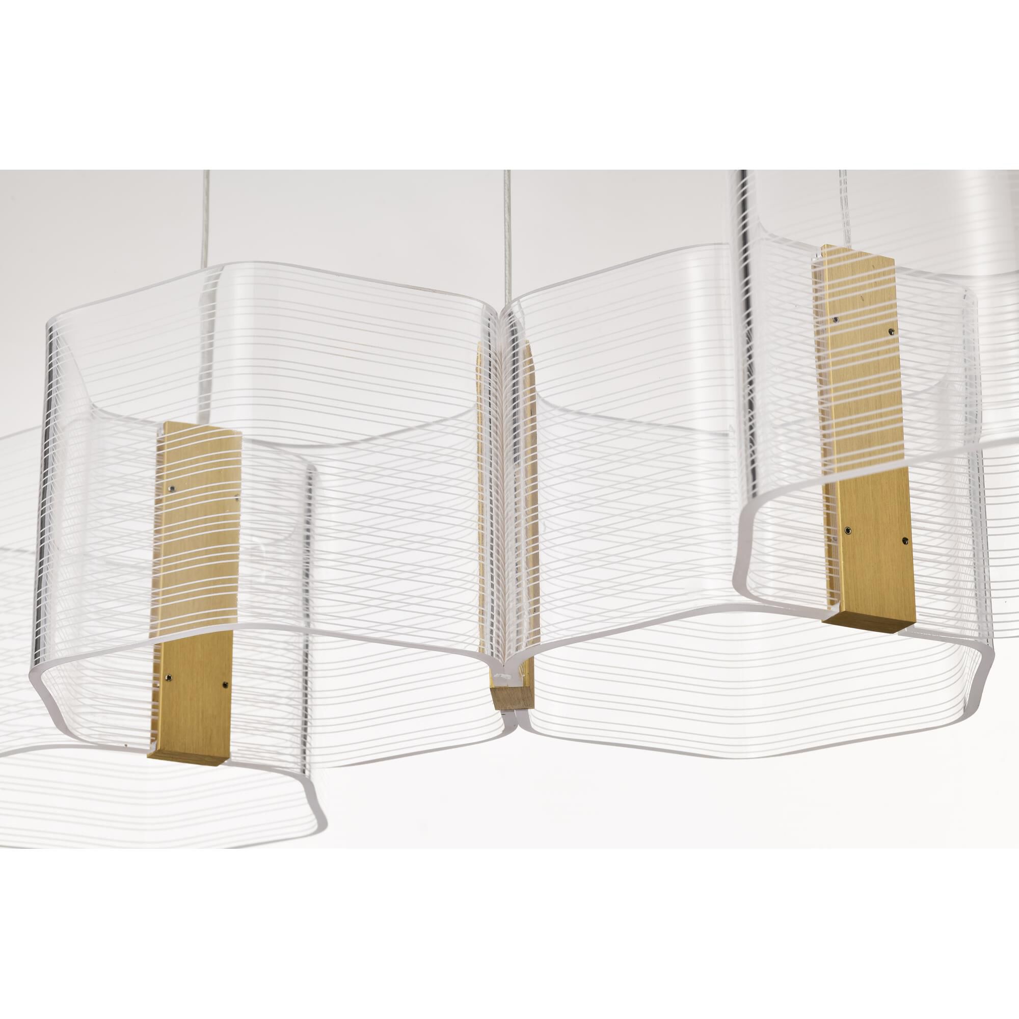 Kenzo 37 Inch Linear Suspension Light by Nuvo Lighting