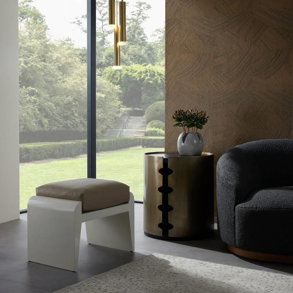 Alanna 23 Inch Ottoman by Arteriors Home