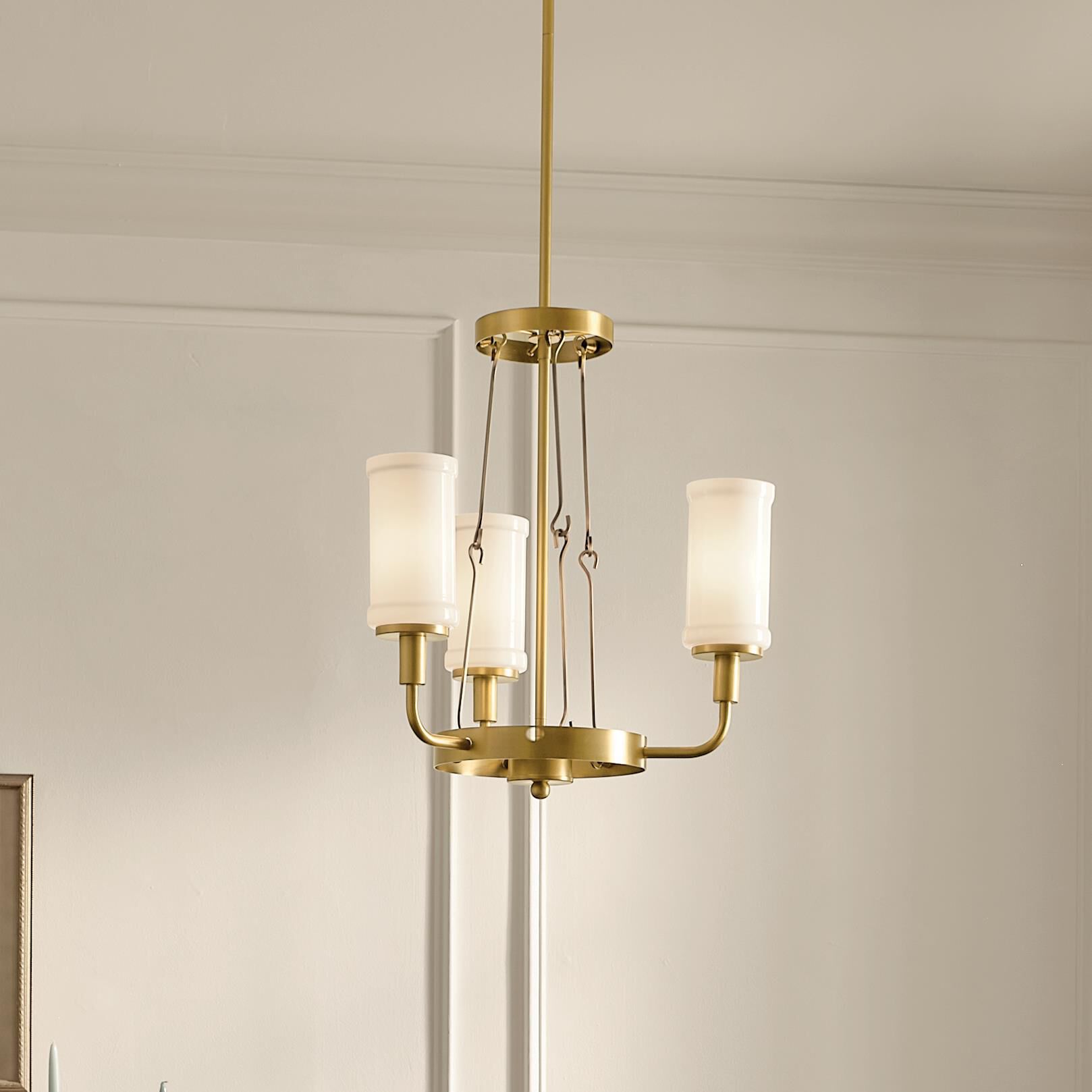 Vetivene 19 Inch 3 Light Mini Chandelier by Kichler Lighting