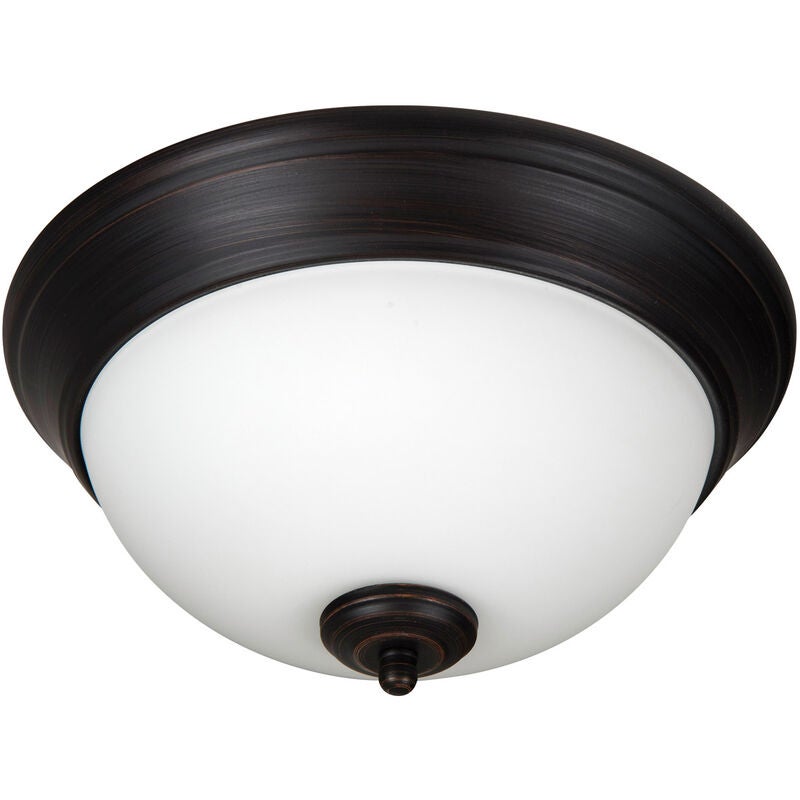 Pro Builder 11 Inch 2 Light Flush Mount by Craftmade