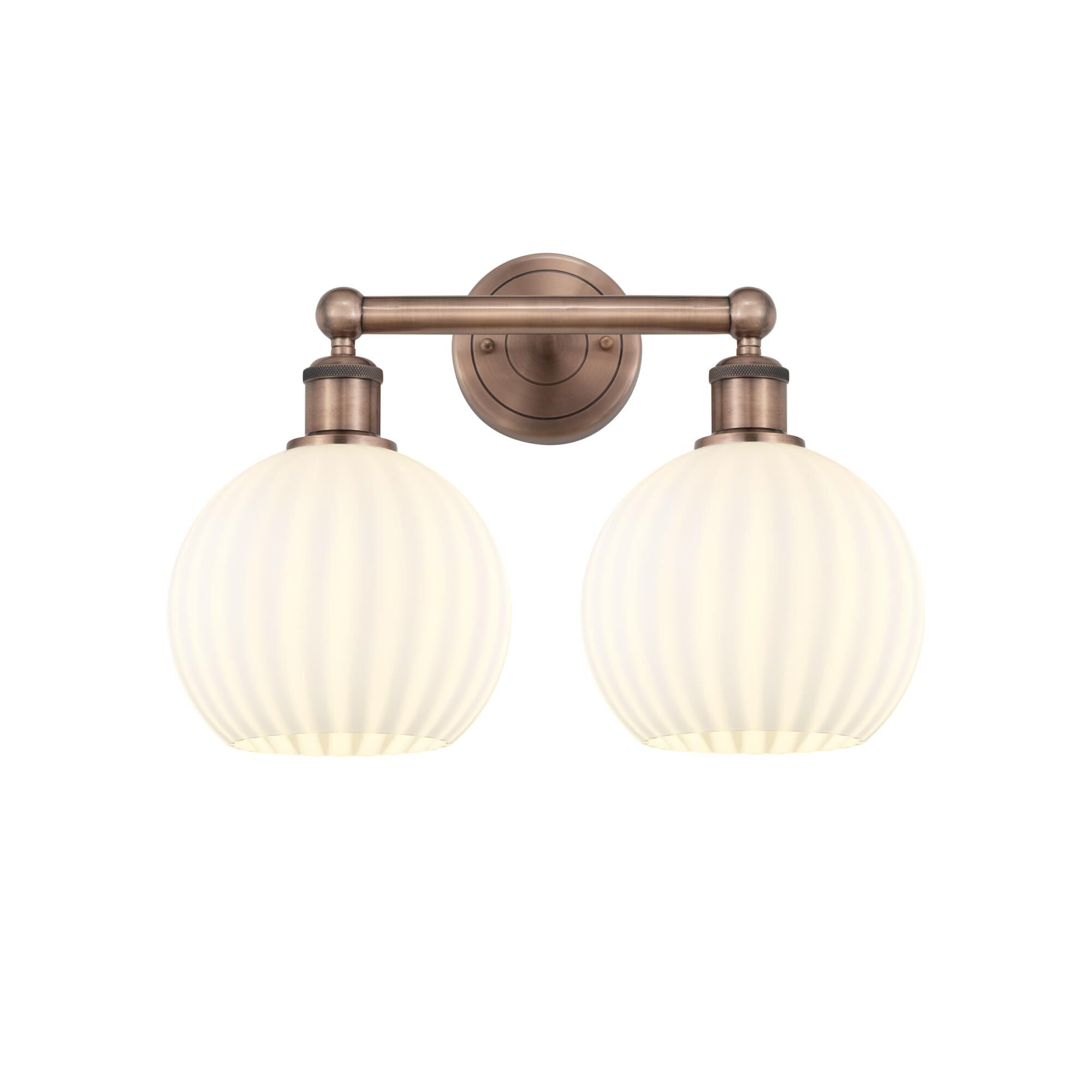 Bruno Marashlian White Venetian 17 Inch Bath Vanity Light by Innovations Lighting