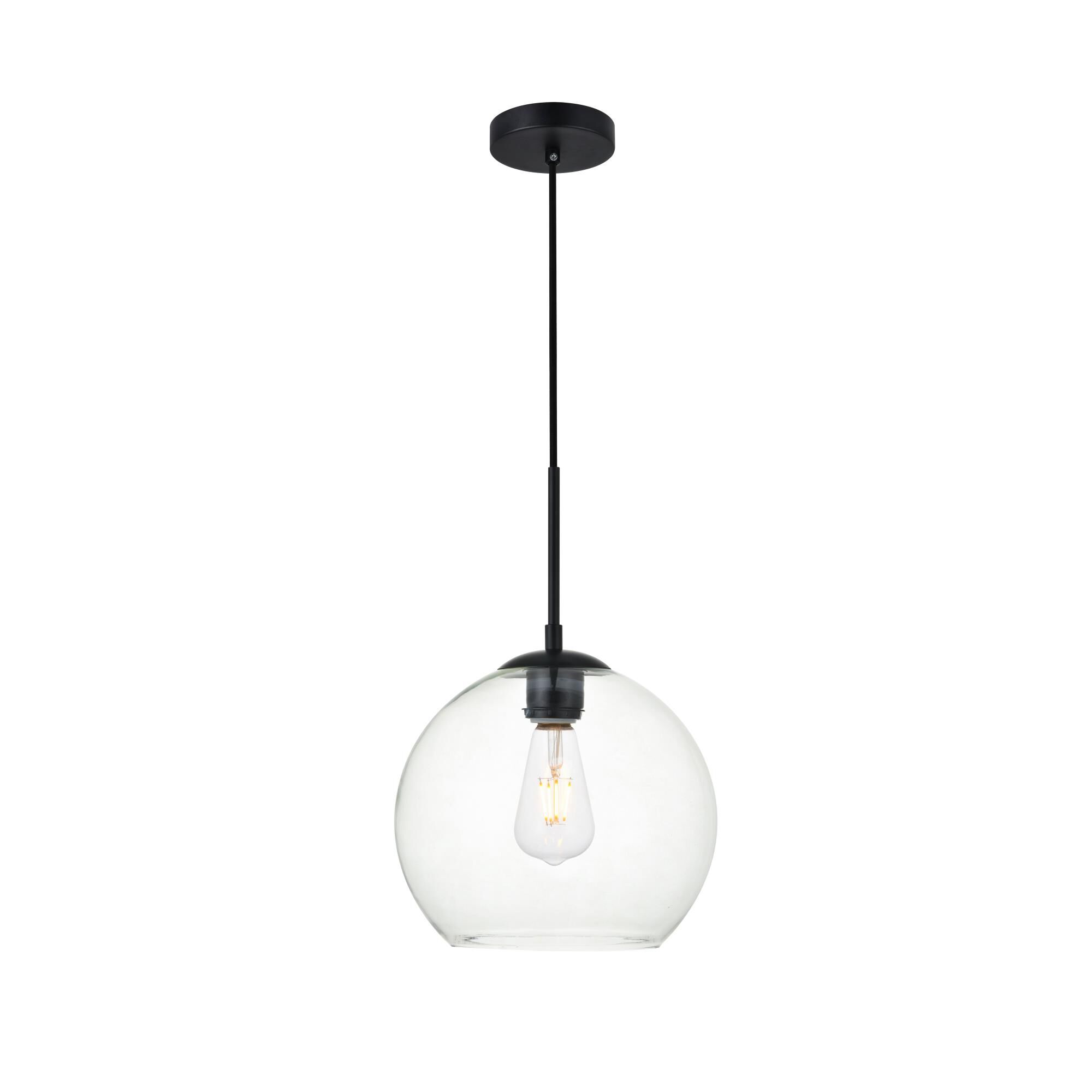Baxter 10 Inch Mini Pendant by Elegant Lighting