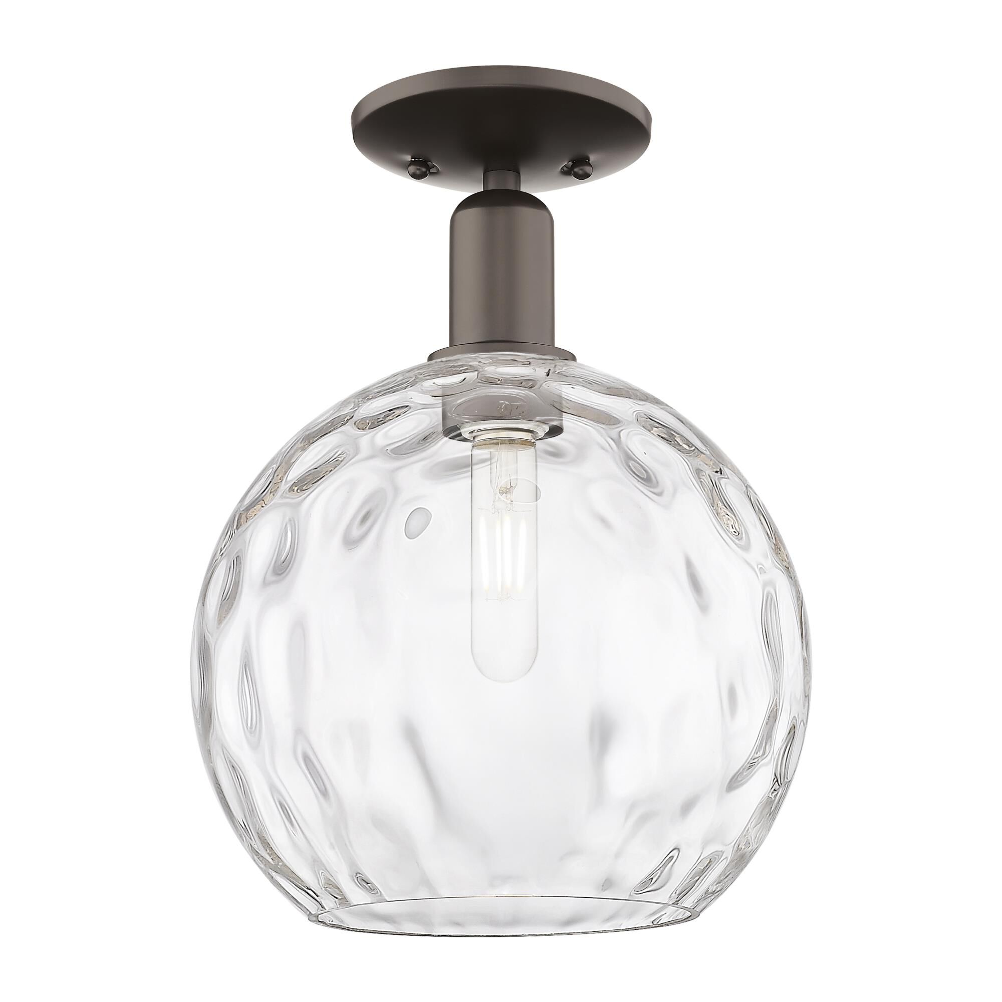 Shown in Oil Rubbed Bronze finish and Clear Water glass