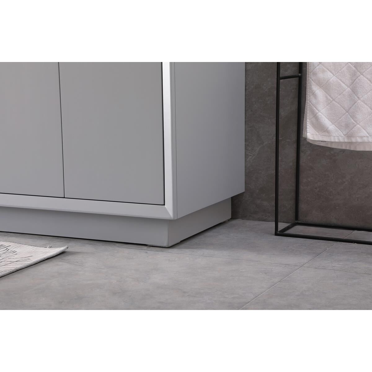 Shown in Grey finish