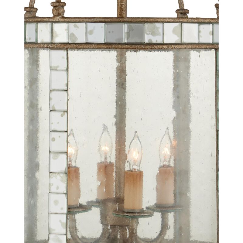 Corsica 13 Inch Cage Pendant by Currey and Company