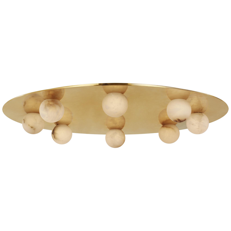 Kelly Wearstler Pertica 30 Inch 1 Light LED Flush Mount by Visual Comfort Signature Collection