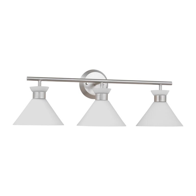 Drew & Jonathan Belcarra 27 Inch 3 Light Bath Vanity Light by Visual Comfort Studio