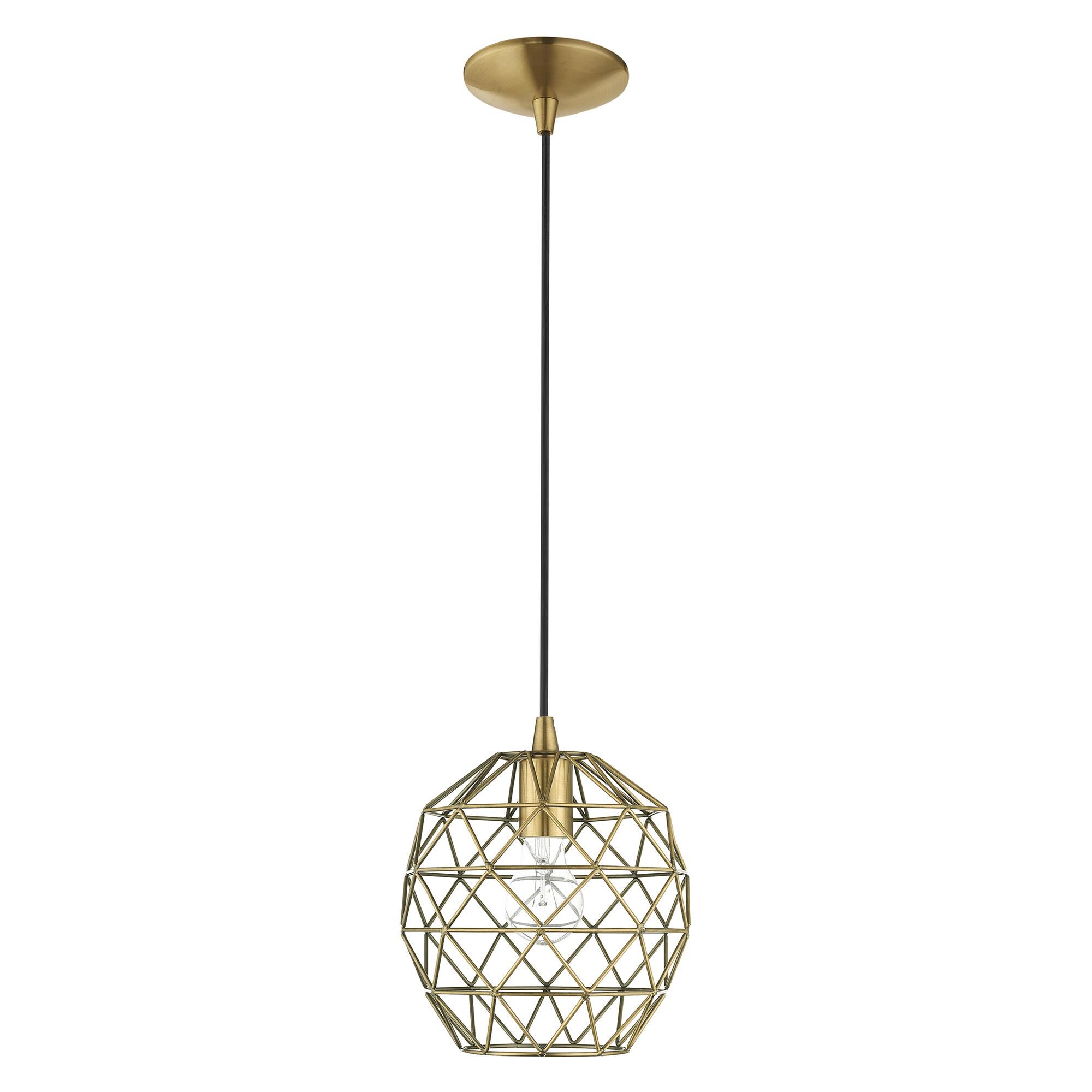 Livex Lighting Geometric Mini Pendant