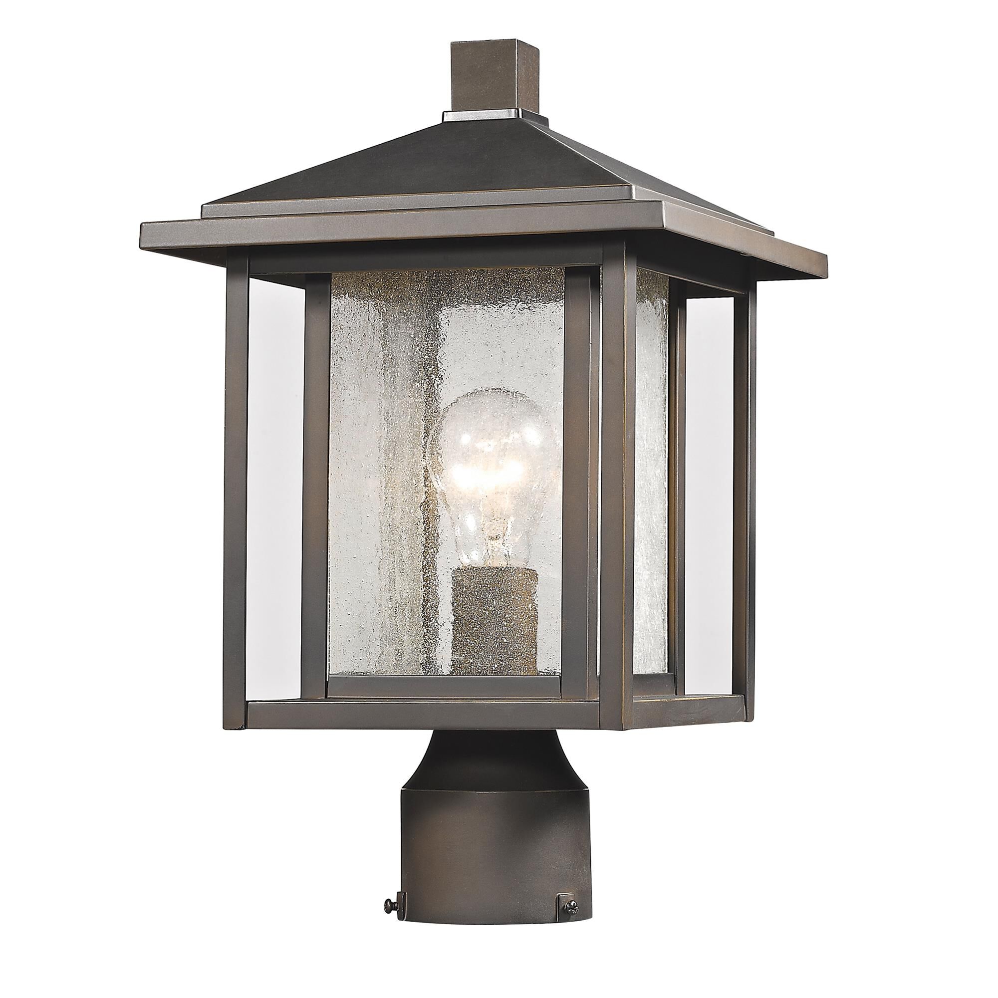 Z-Lite Aspen 14 Inch Tall Outdoor Post Lamp