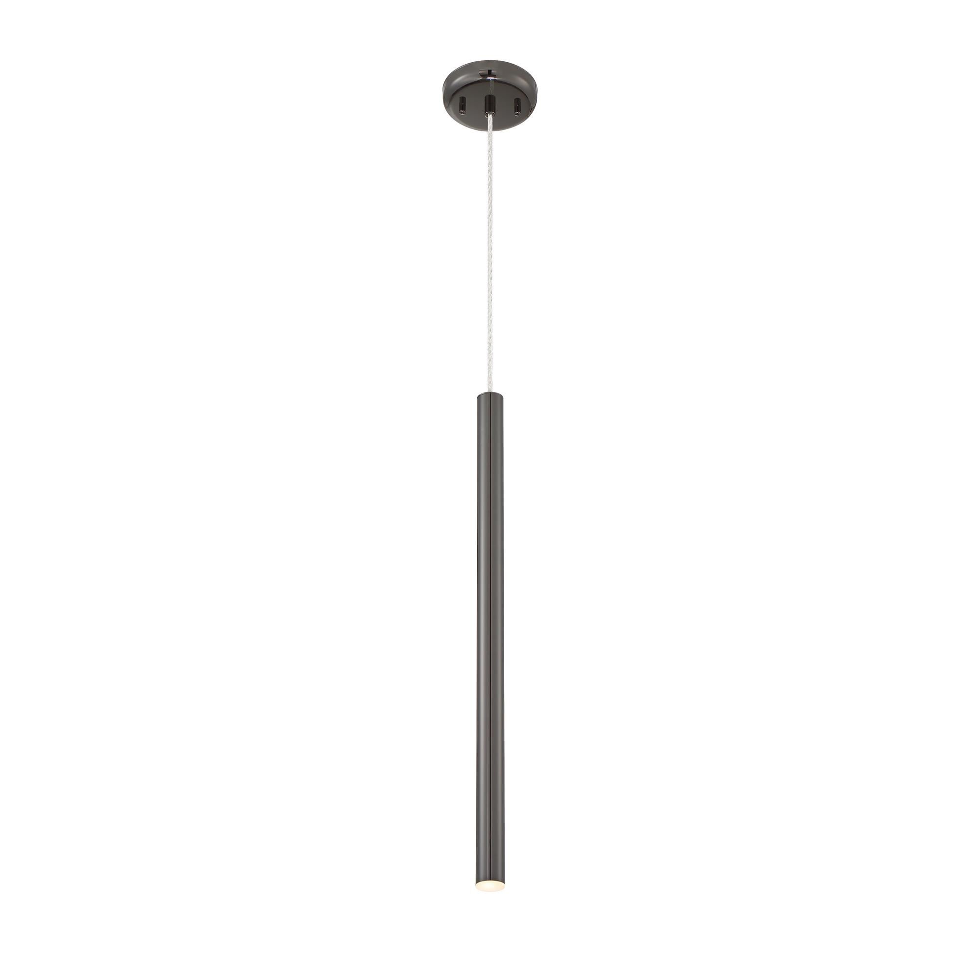 Shown in Pearl Black finish and Steel glass and Steel shade