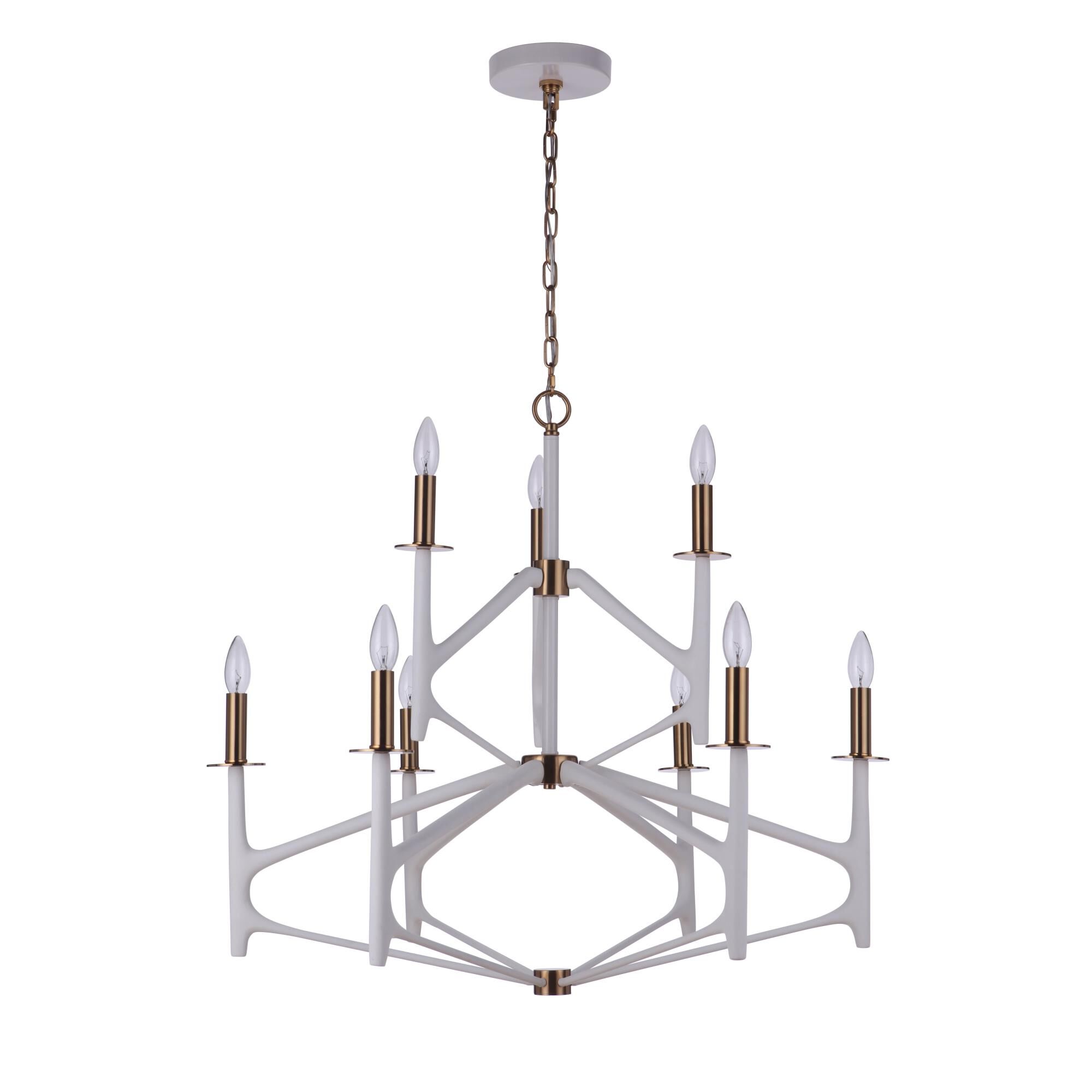 The Reserve 32 Inch 9 Light Chandelier by Craftmade