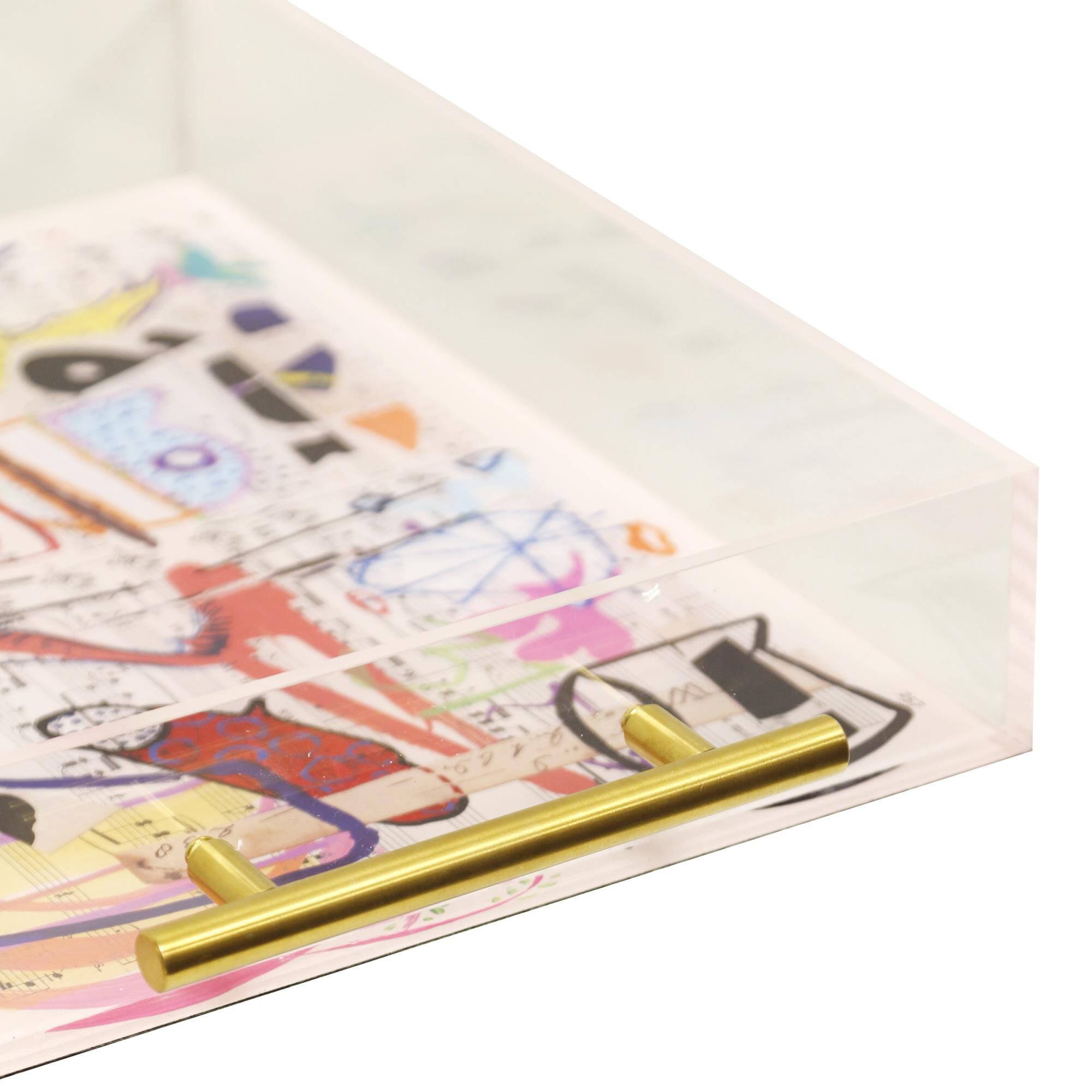 Songbook 22 Inch Tray by Harp and Finial