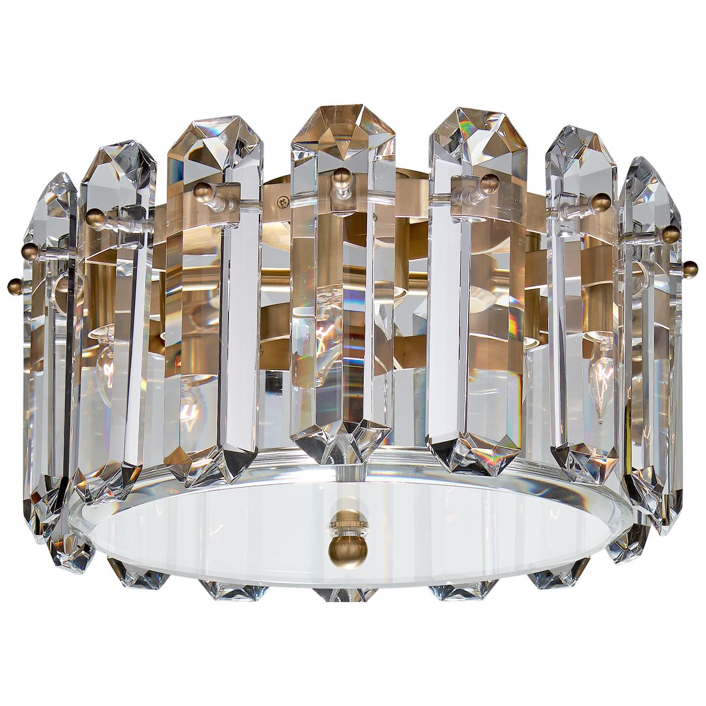 AERIN Bonnington 14 Inch 4 Light Flush Mount by Visual Comfort Signature Collection