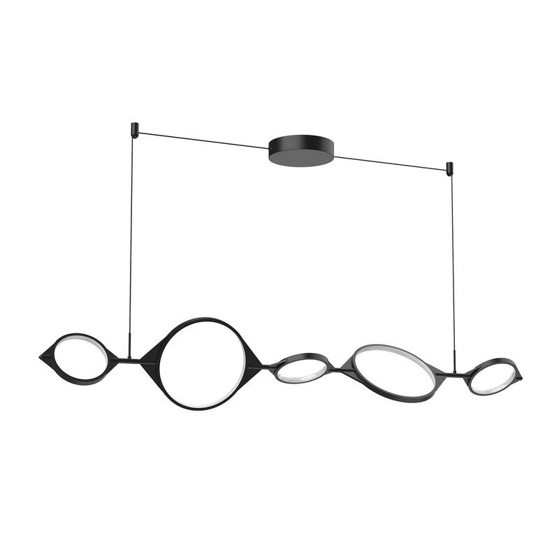 Ryan Pauly Serif Medium Linear Chandelier by Kuzco