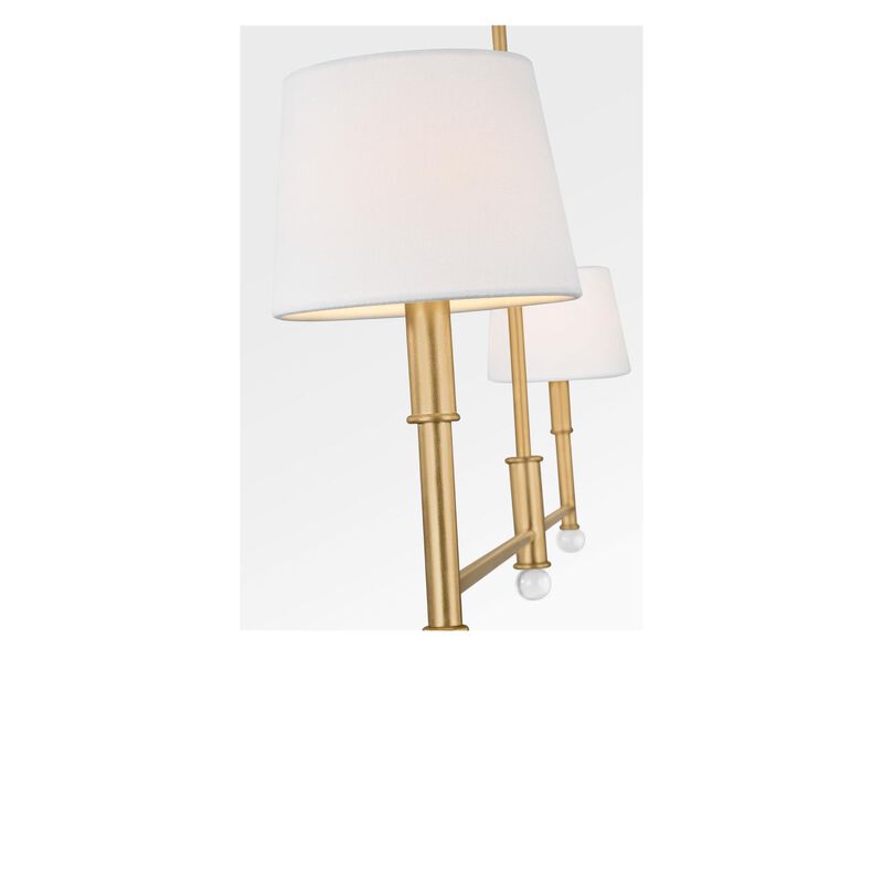 Alexa Hampton Greard Medium Linear Chandelier by Visual Comfort Studio