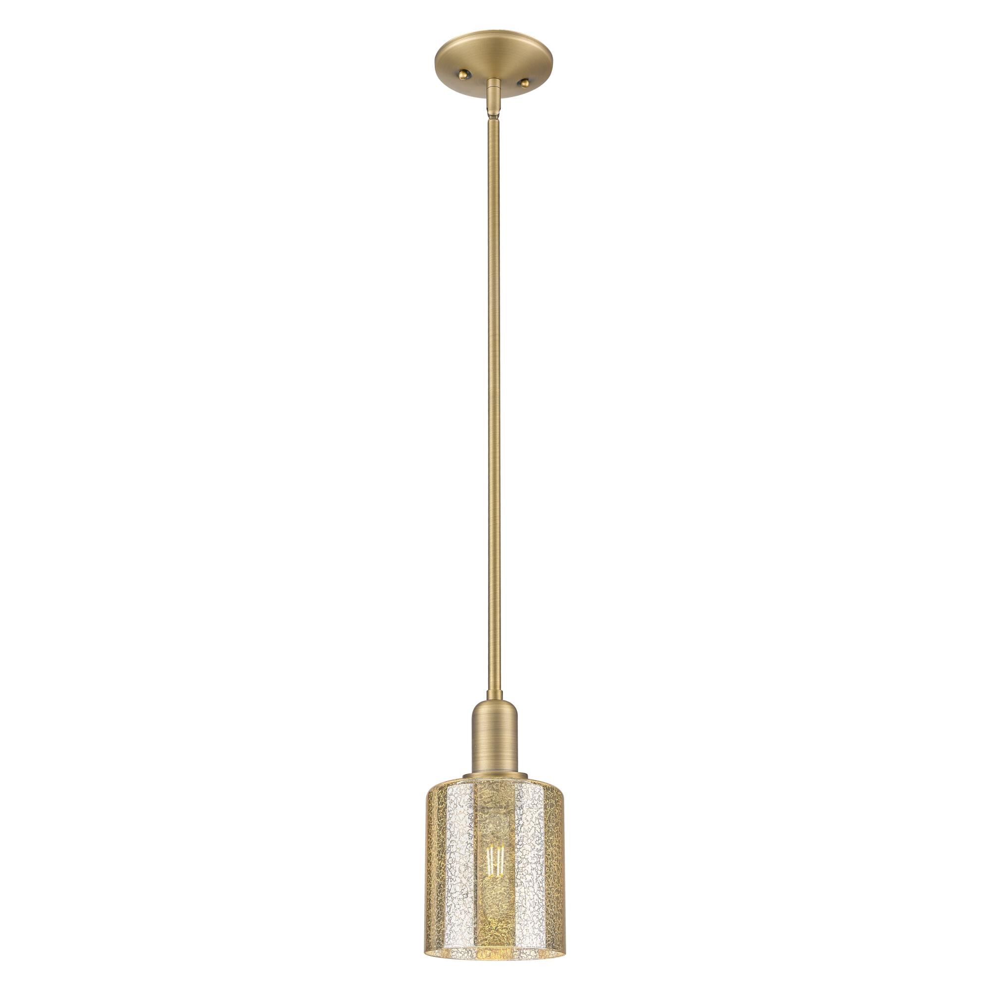 Shown in Brushed Brass finish and Mercury glass