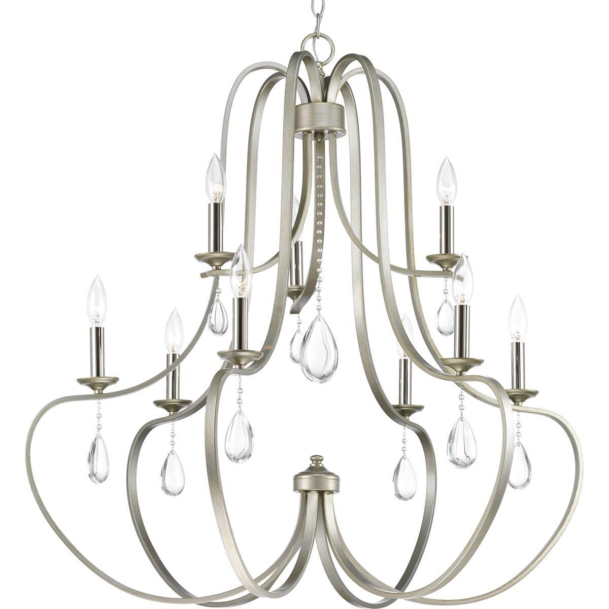 Anjoux 34 Inch 9 Light Chandelier by Progress Lighting