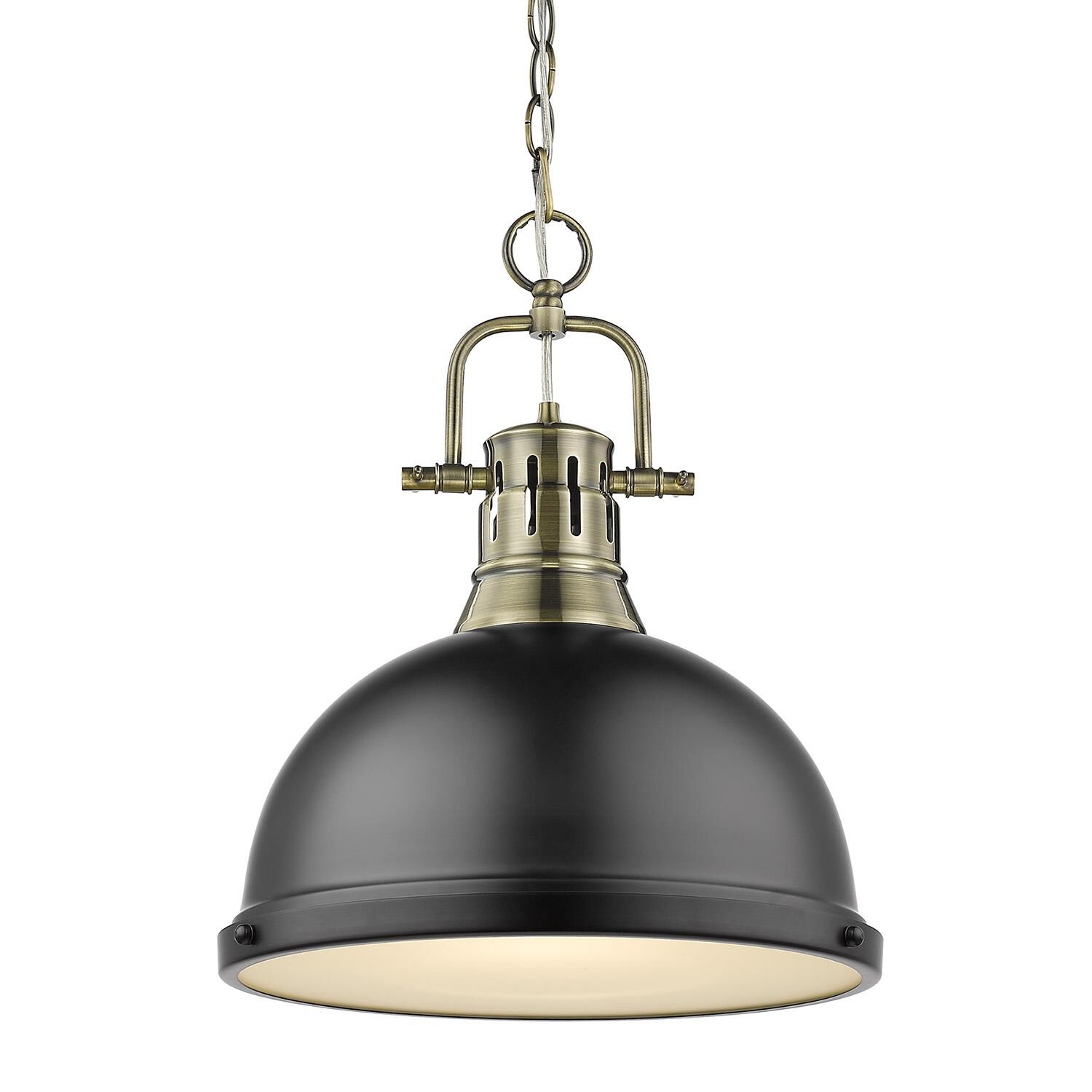 Duncan 14 Inch Large Pendant by Golden Lighting