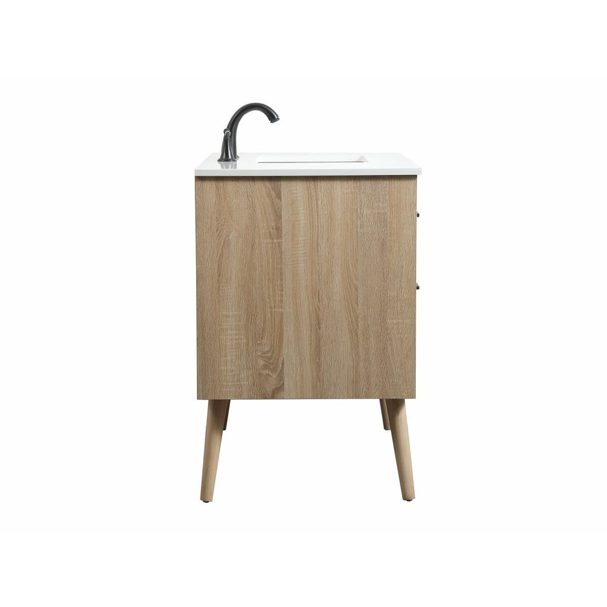 Shown in Mango Wood finish and Without Backsplash accent