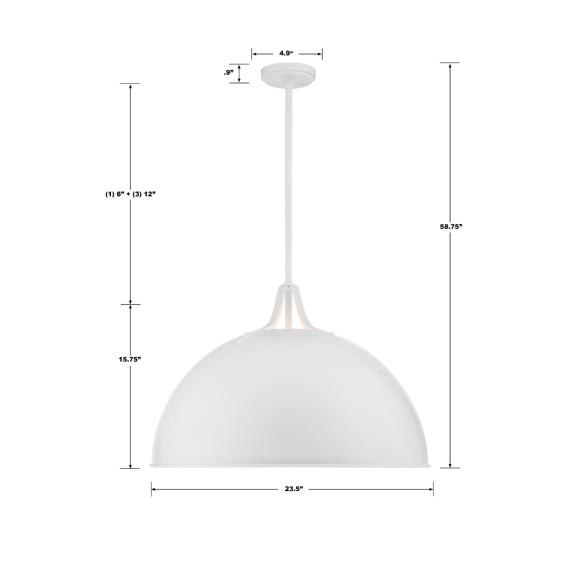 Shown in White finish