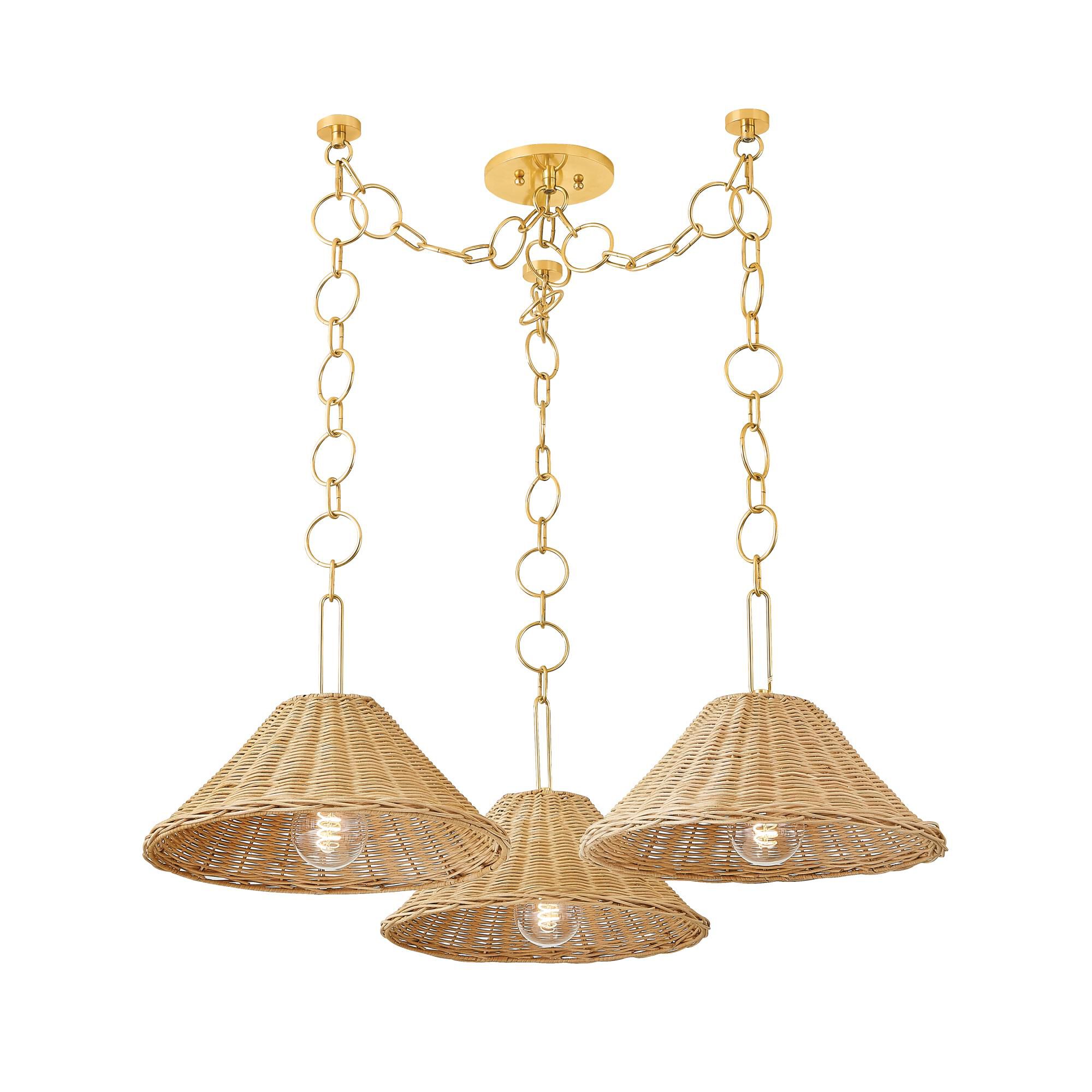 Shown in Aged Brass finish