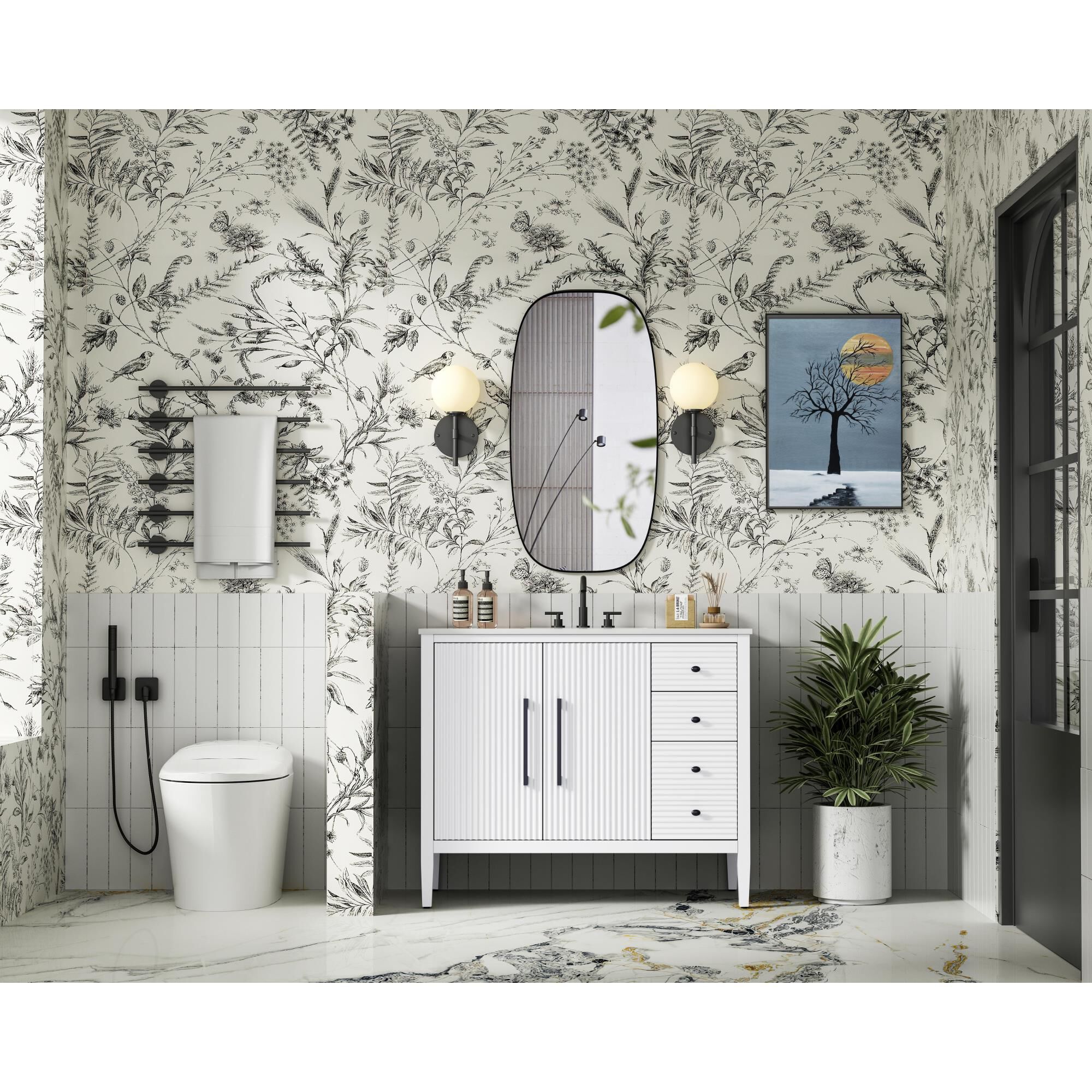Blakely 42 Inch Bath Vanity by Elegant Dcor