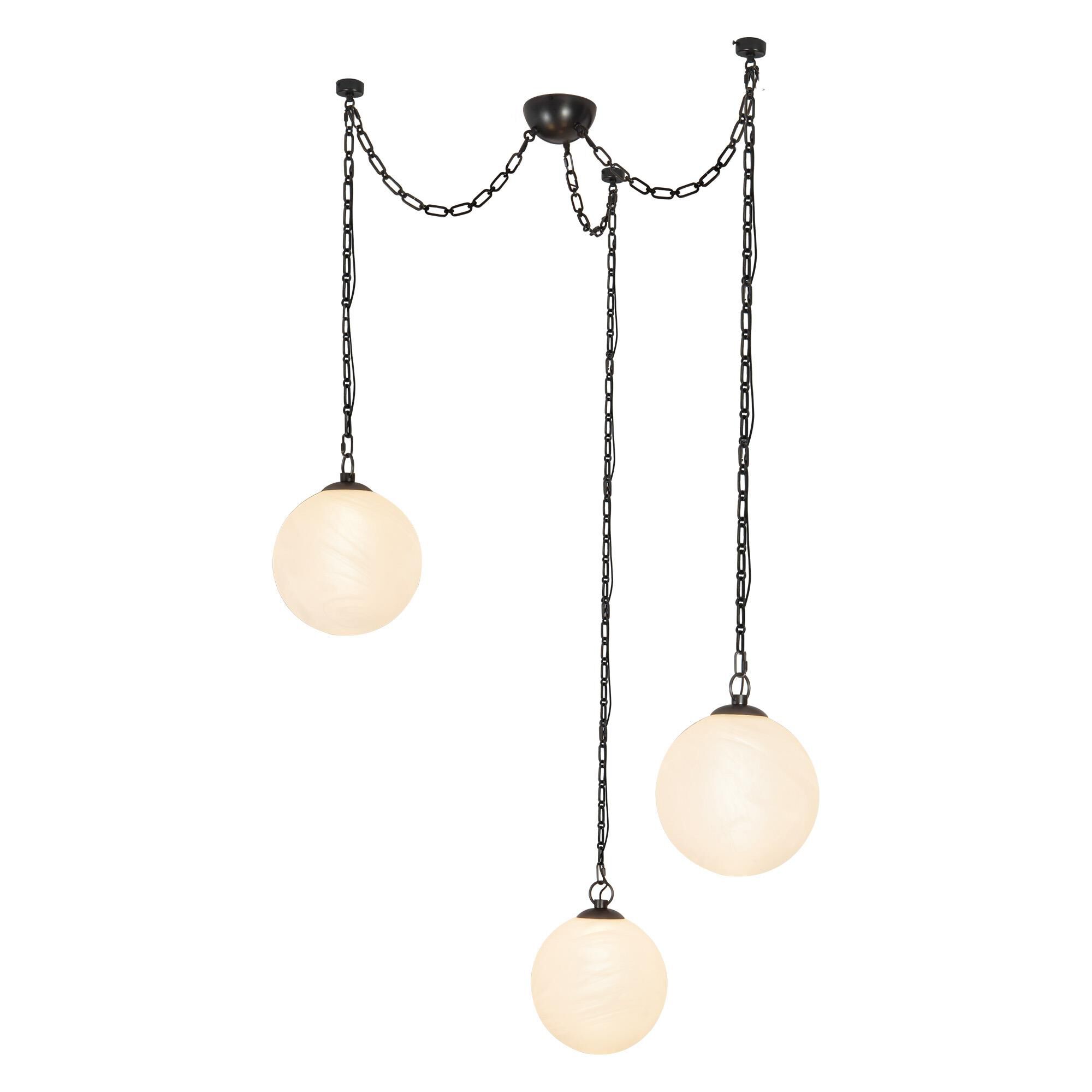 Shown in Urban Bronze finish and Cloud glass