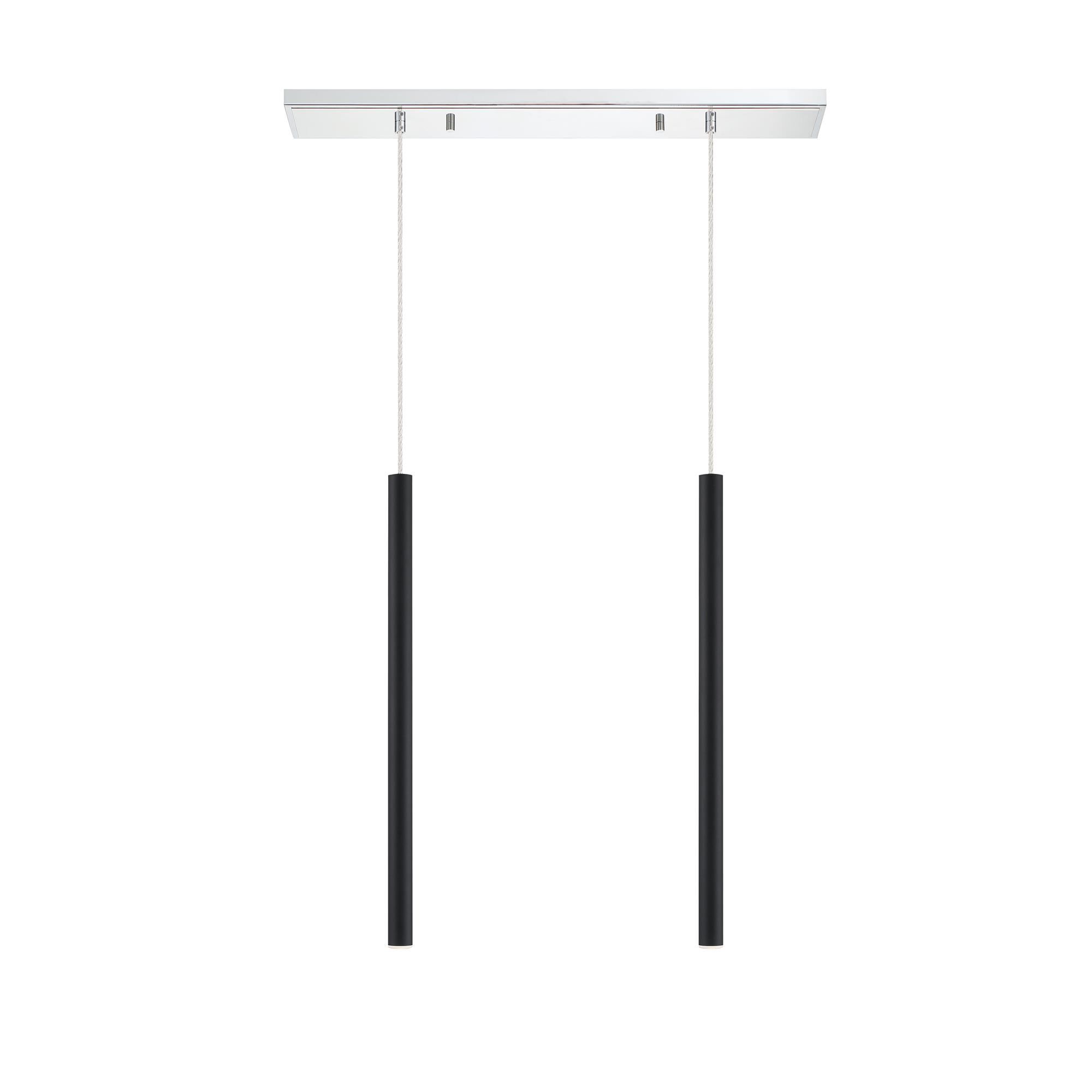 Shown in Chrome finish and Steel glass and Steel shade