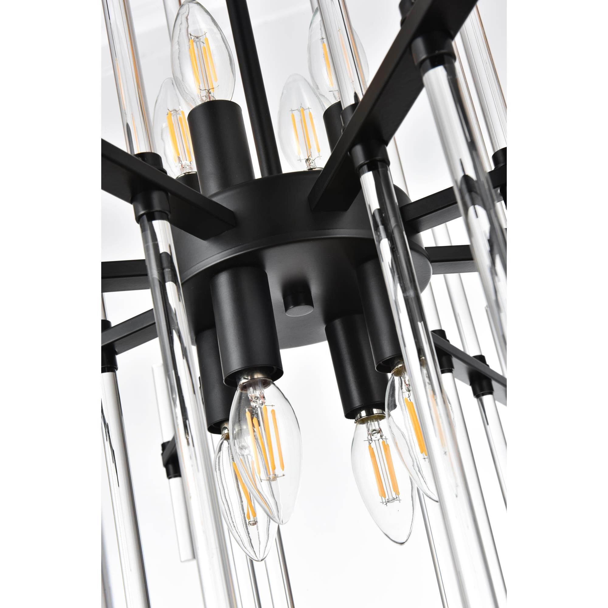 Sienna 31 Inch 8 Light Chandelier by Elegant Lighting