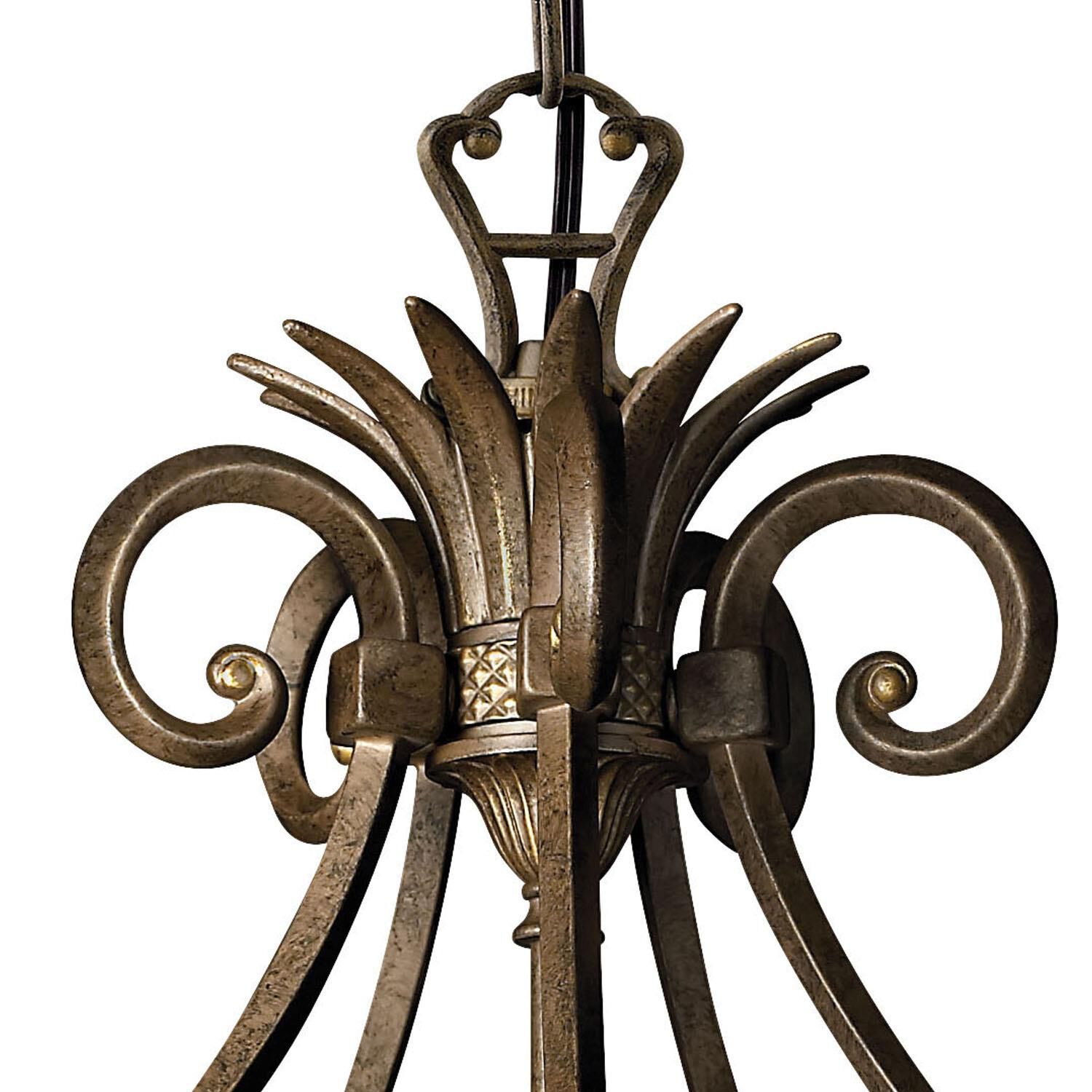 Shown in Pearl Bronze finish and Clear Optic glass