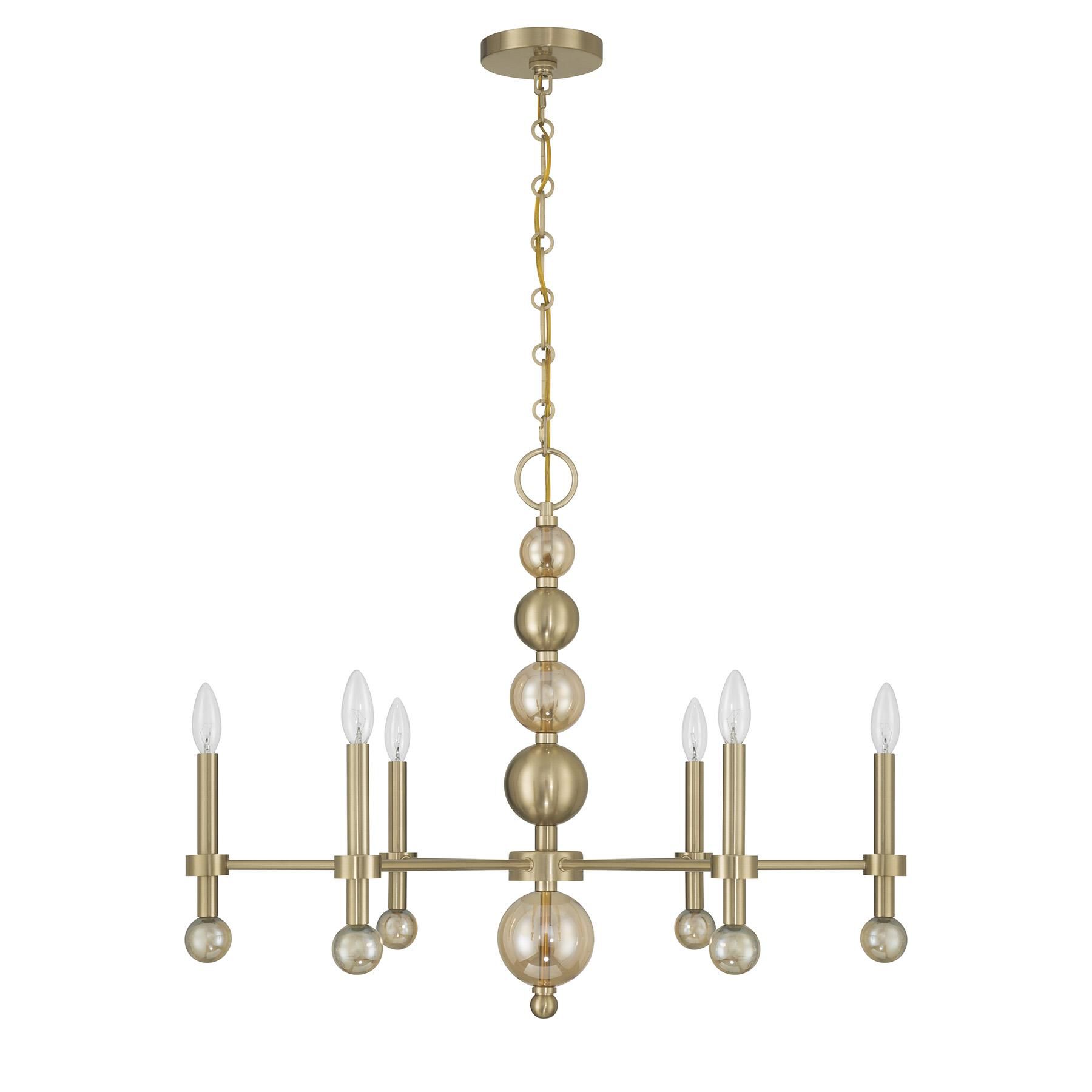 Crescent 30 Inch Chandelier by Savoy House