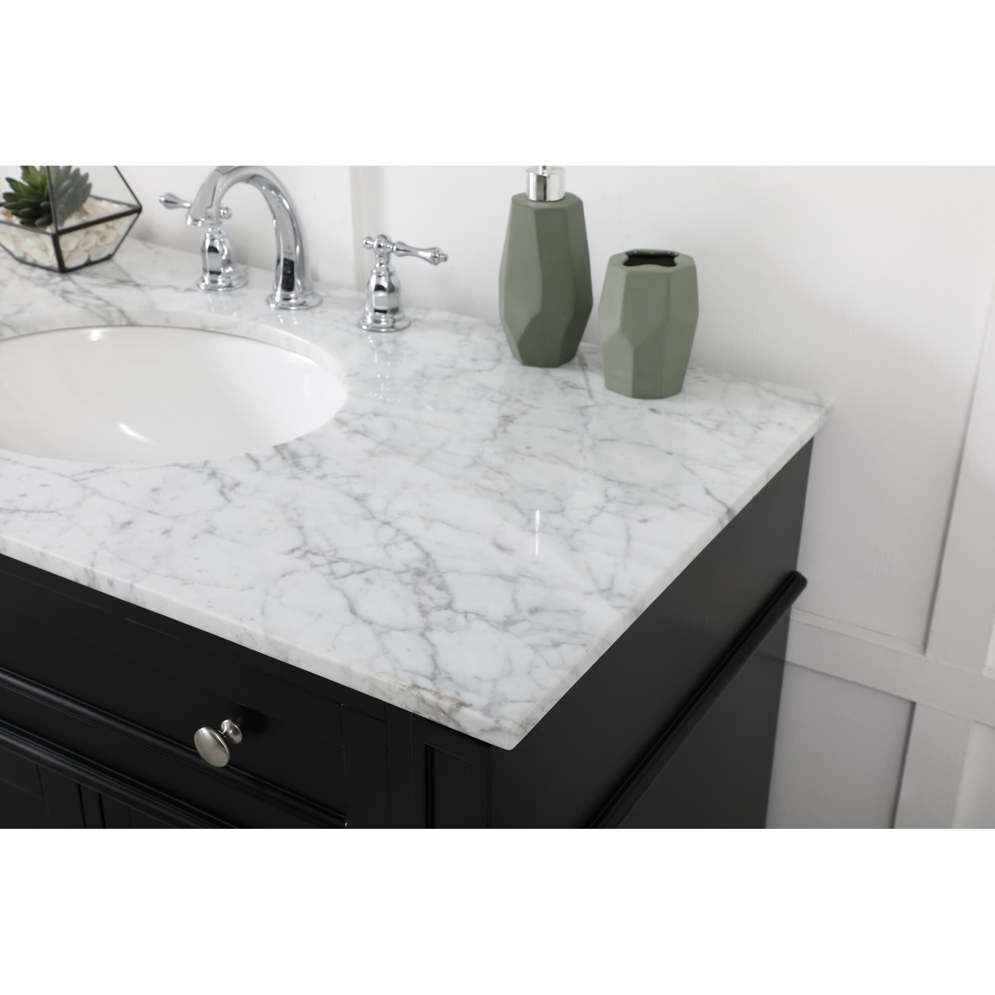 Shown in Black finish