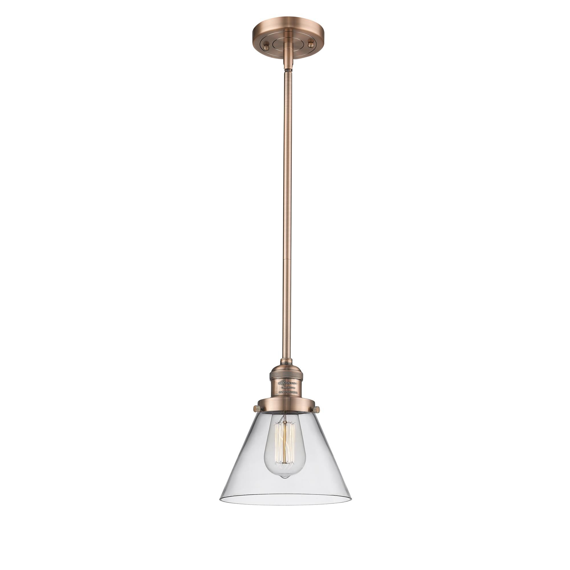 Innovations Lighting Bruno Marashlian Large Cone 8 Inch Mini Pendant