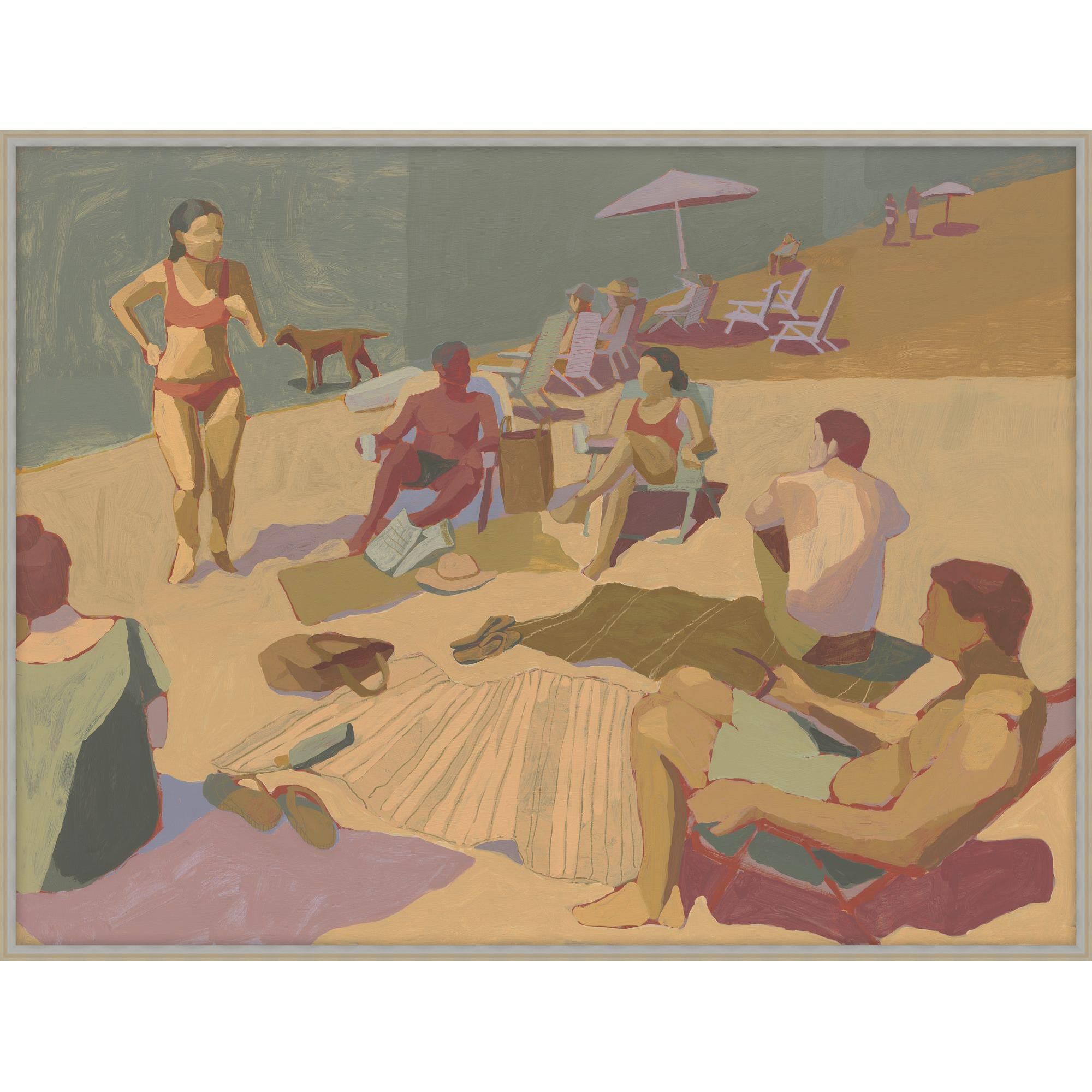 Welcome To The Beach Club Print by Level57