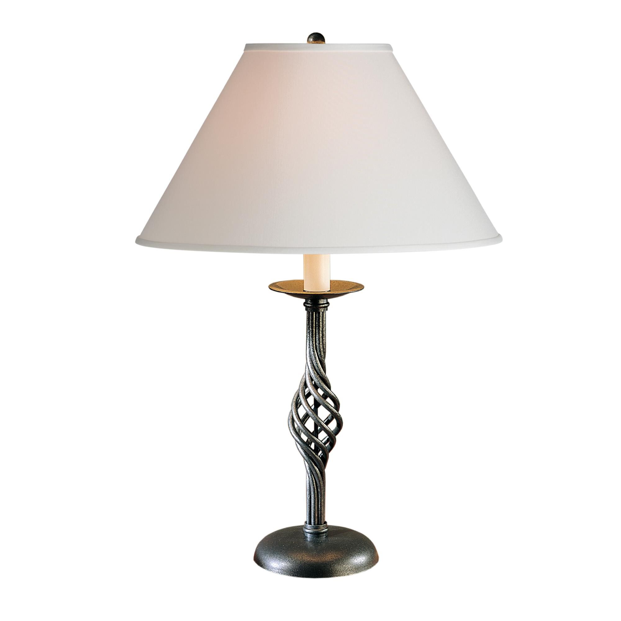Shown in Natural Iron finish and Natural Anna shade