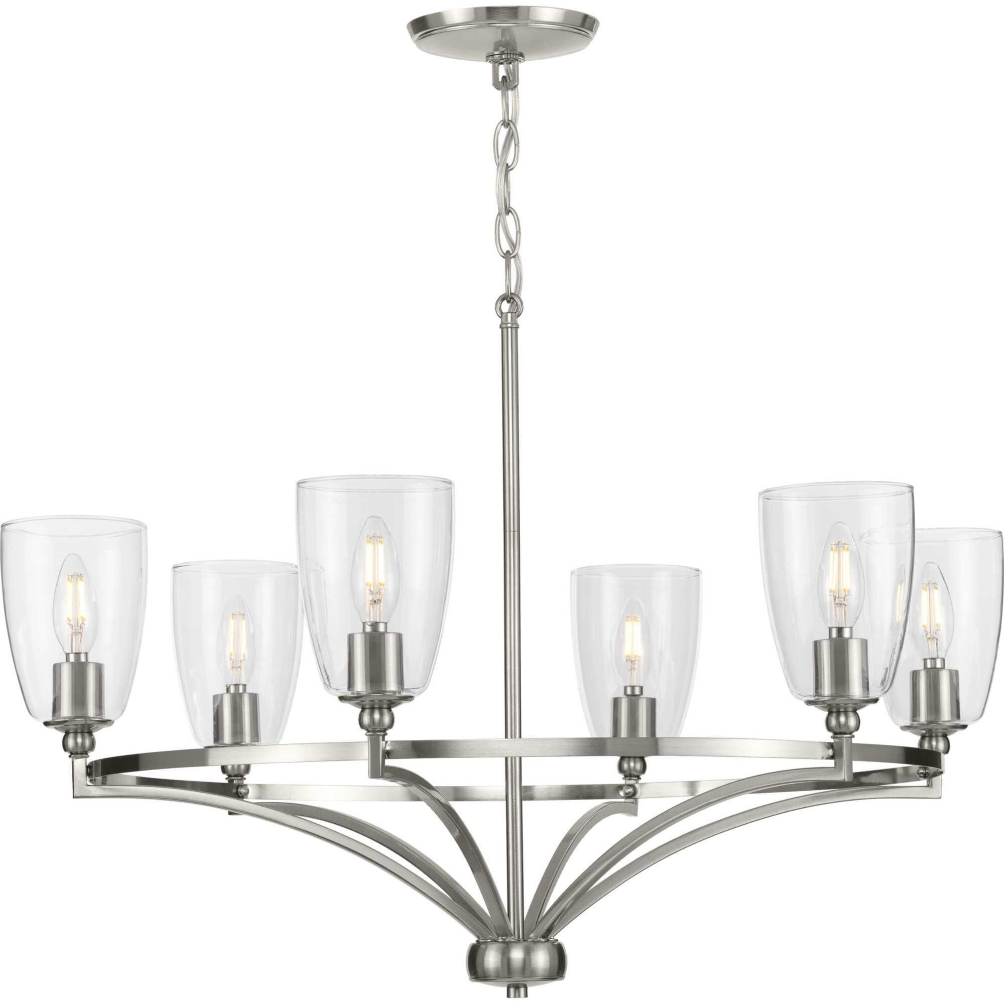 Parkhurst 30 Inch 6 Light Chandelier by Progress Lighting