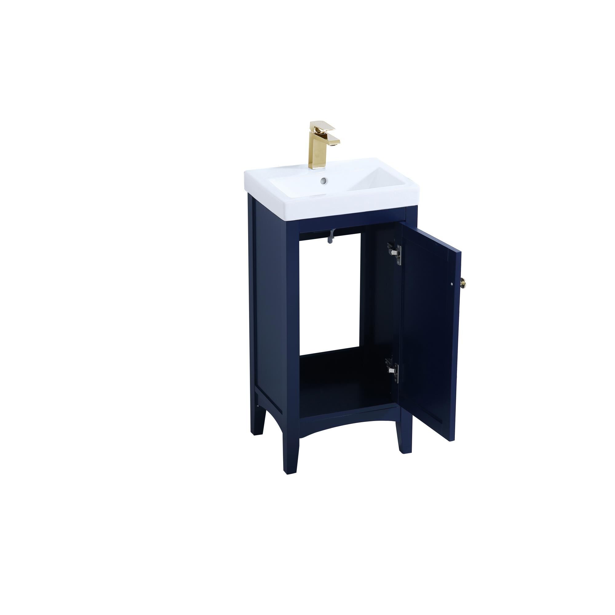 Shown in Blue And Gold With White finish