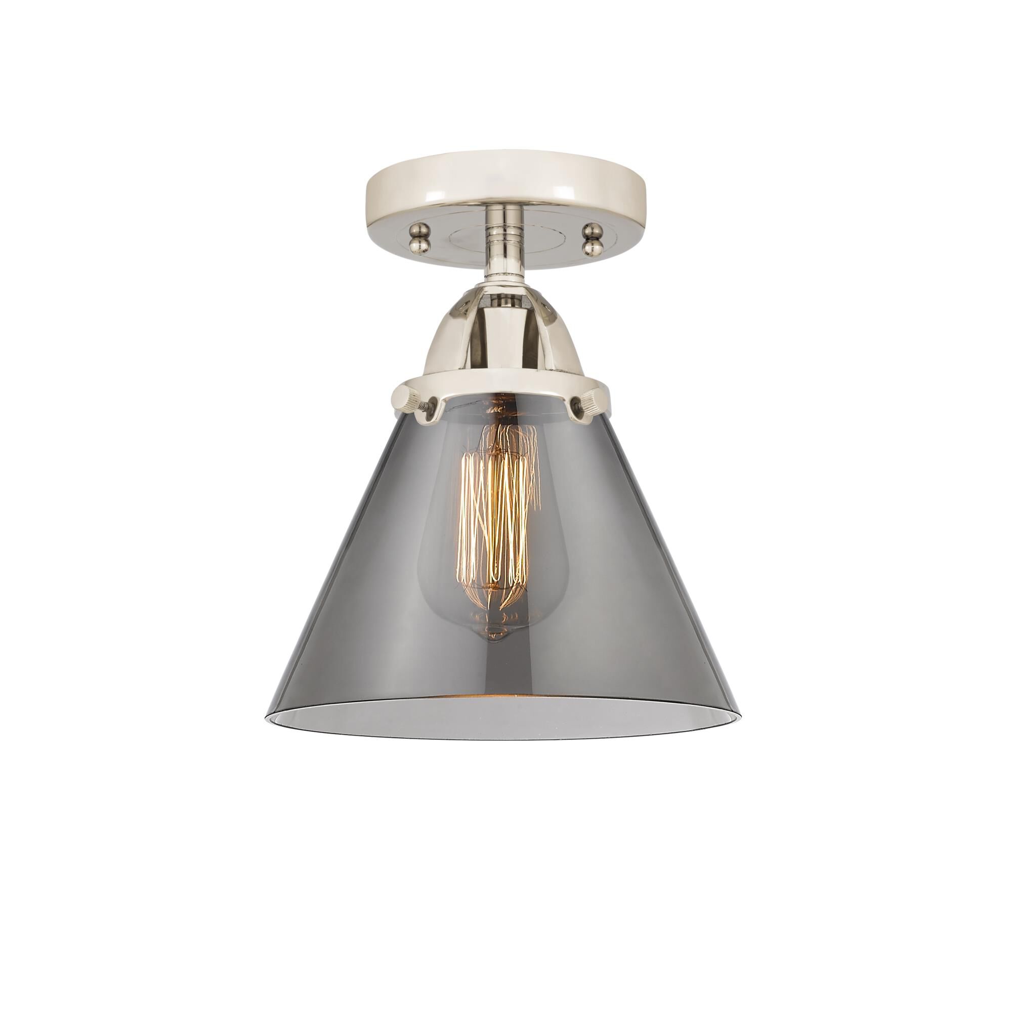 Bruno Marashlian Cone 7 Inch 1 Light Semi Flush Mount by Innovations Lighting