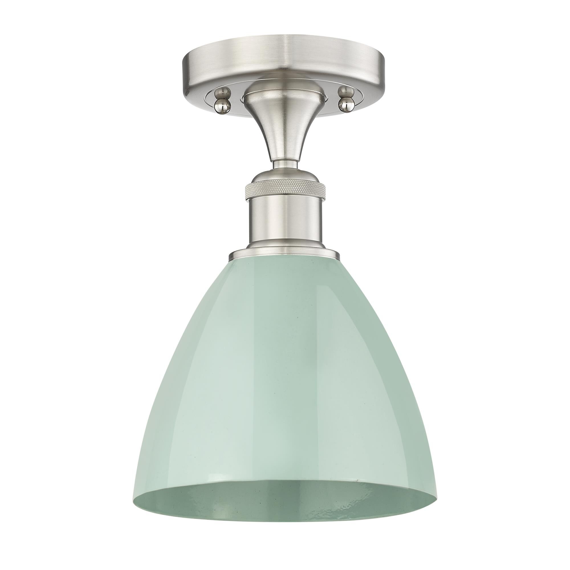 Bruno Marashlian Plymouth Dome 7 Inch 1 Light Semi Flush Mount by Innovations Lighting