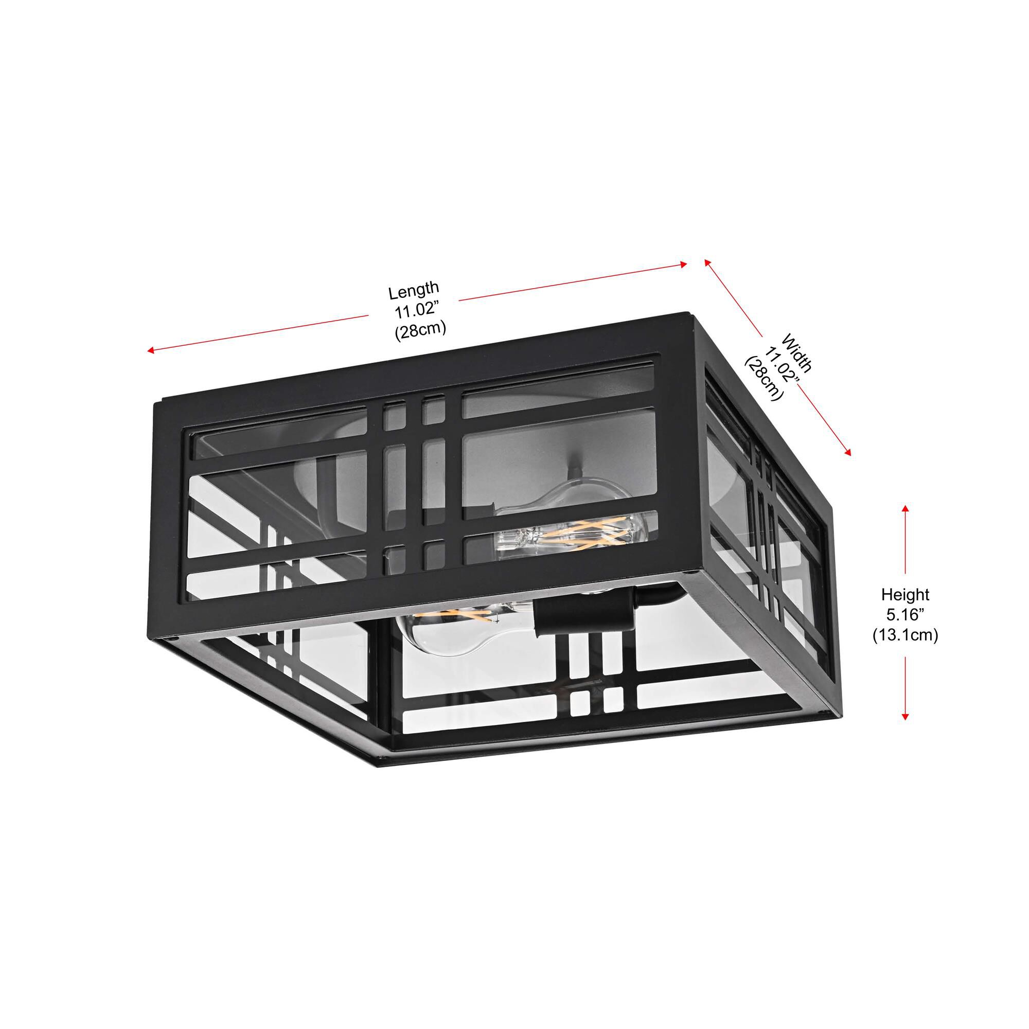 Harley 11 Inch Outdoor Flush Mount by Elegant Lighting