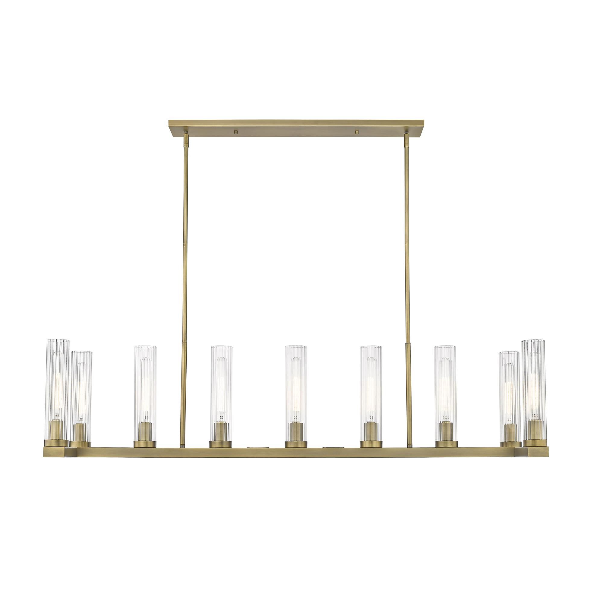 Beau 56 Inch 9 Light Linear Suspension Light by Z-Lite