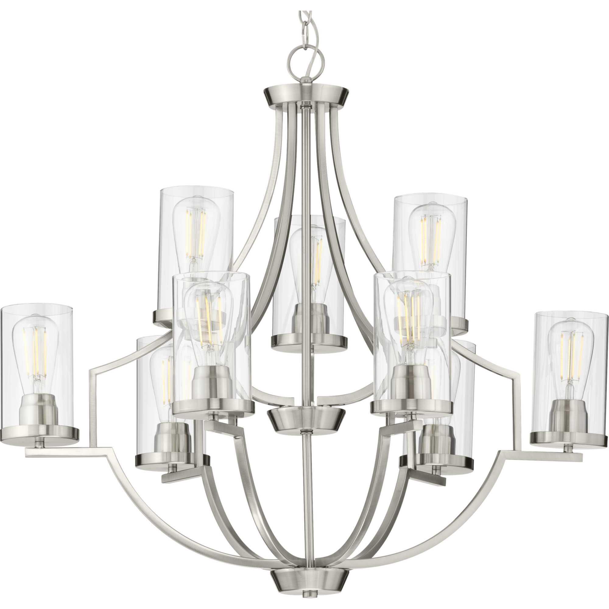 Lassiter 32 Inch 9 Light Chandelier by Progress Lighting