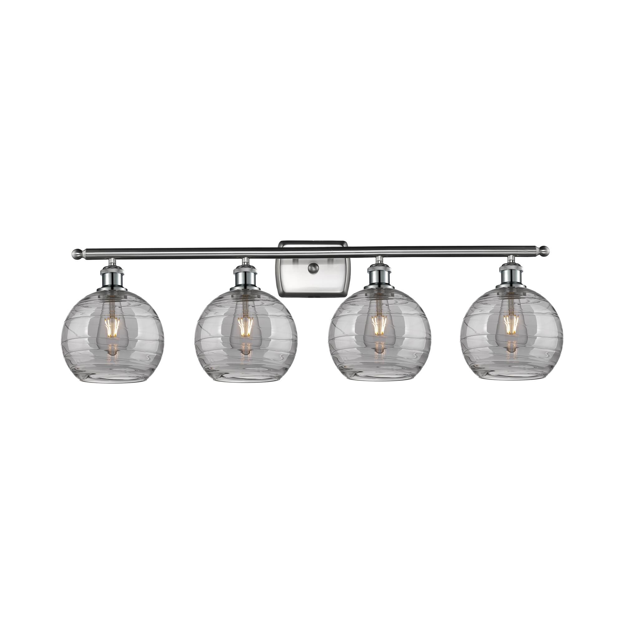 Bruno Marashlian Athens Deco Swirl 38 Inch Bath Vanity Light by Innovations Lighting