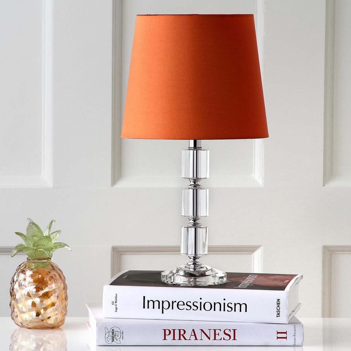 Erin Crystal Cube 16 Inch Accent Lamp by Safavieh