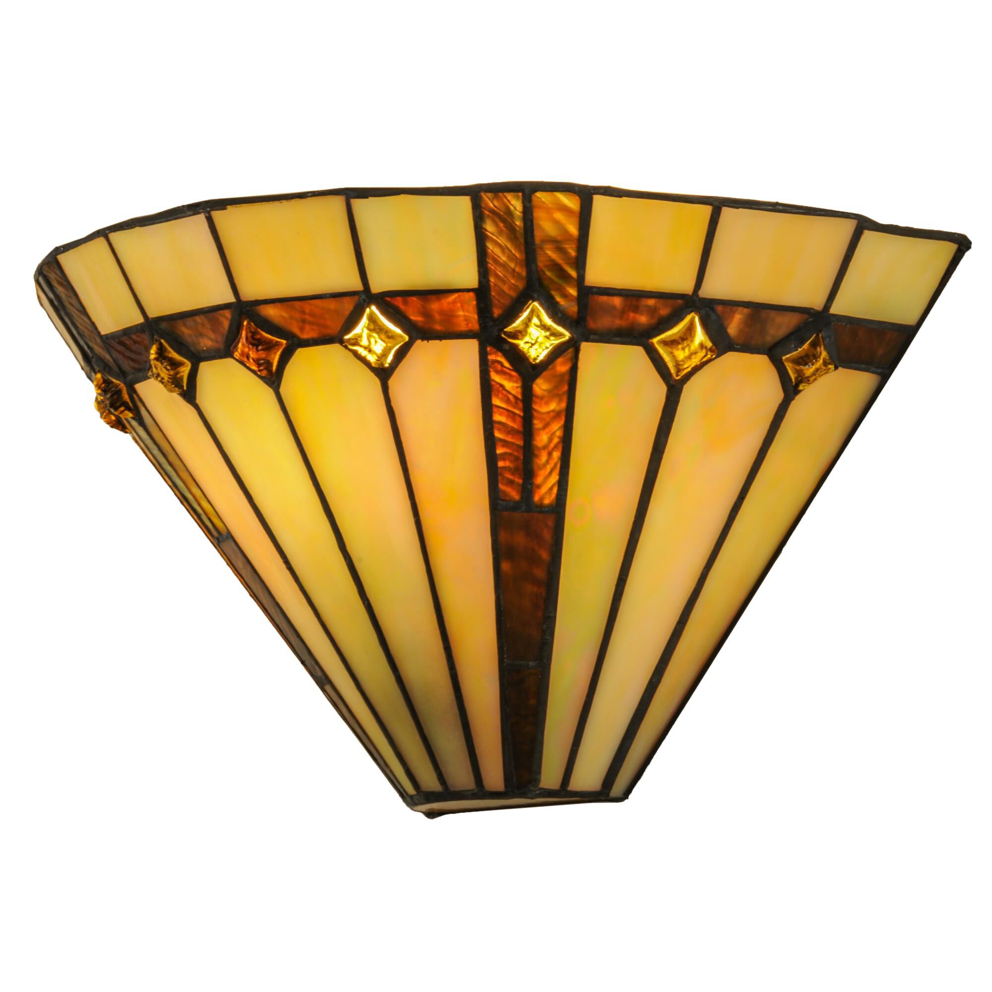 Shown with Sunflower-Amber-Ivory glass