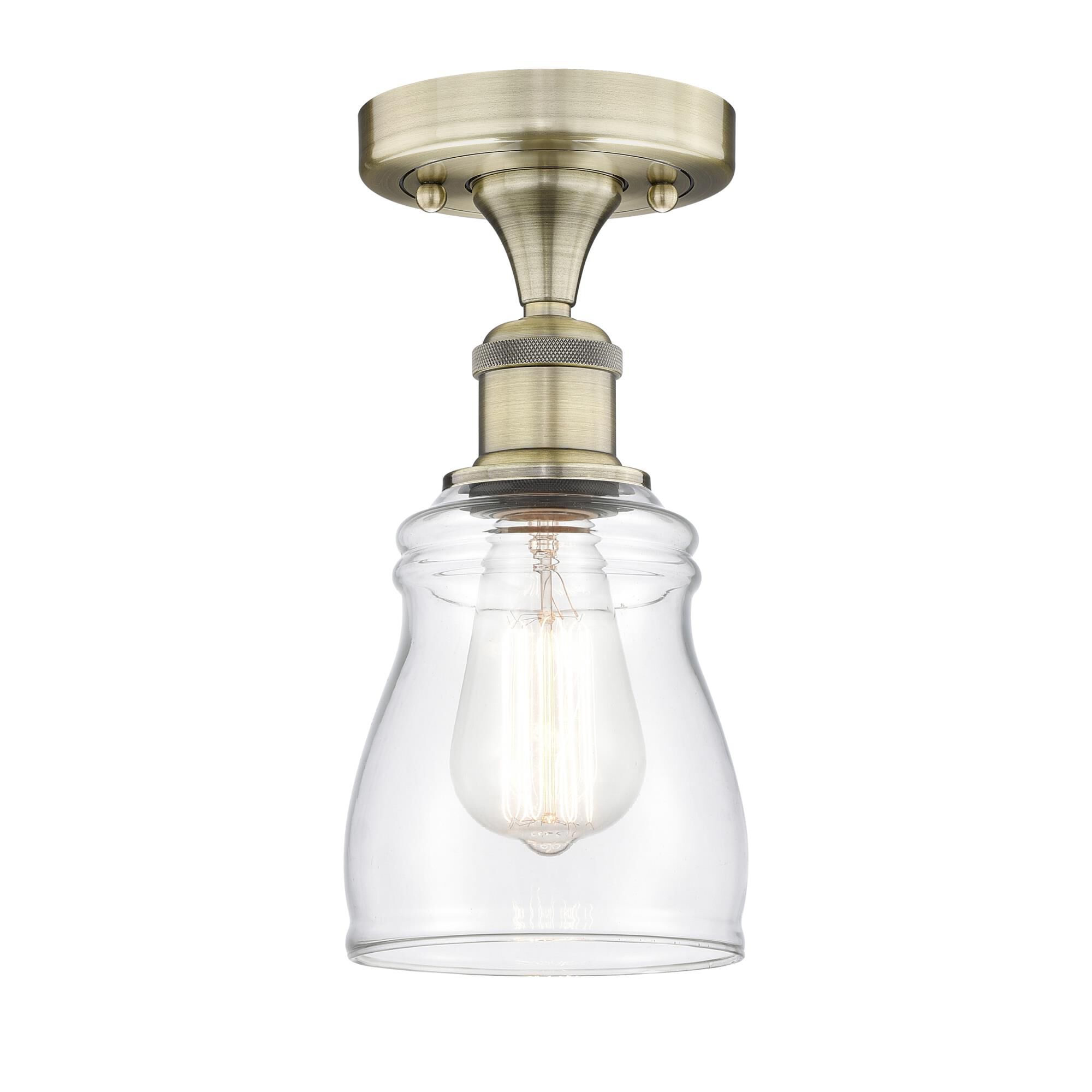 Bruno Marashlian Ellery 4 Inch 1 Light Semi Flush Mount by Innovations Lighting